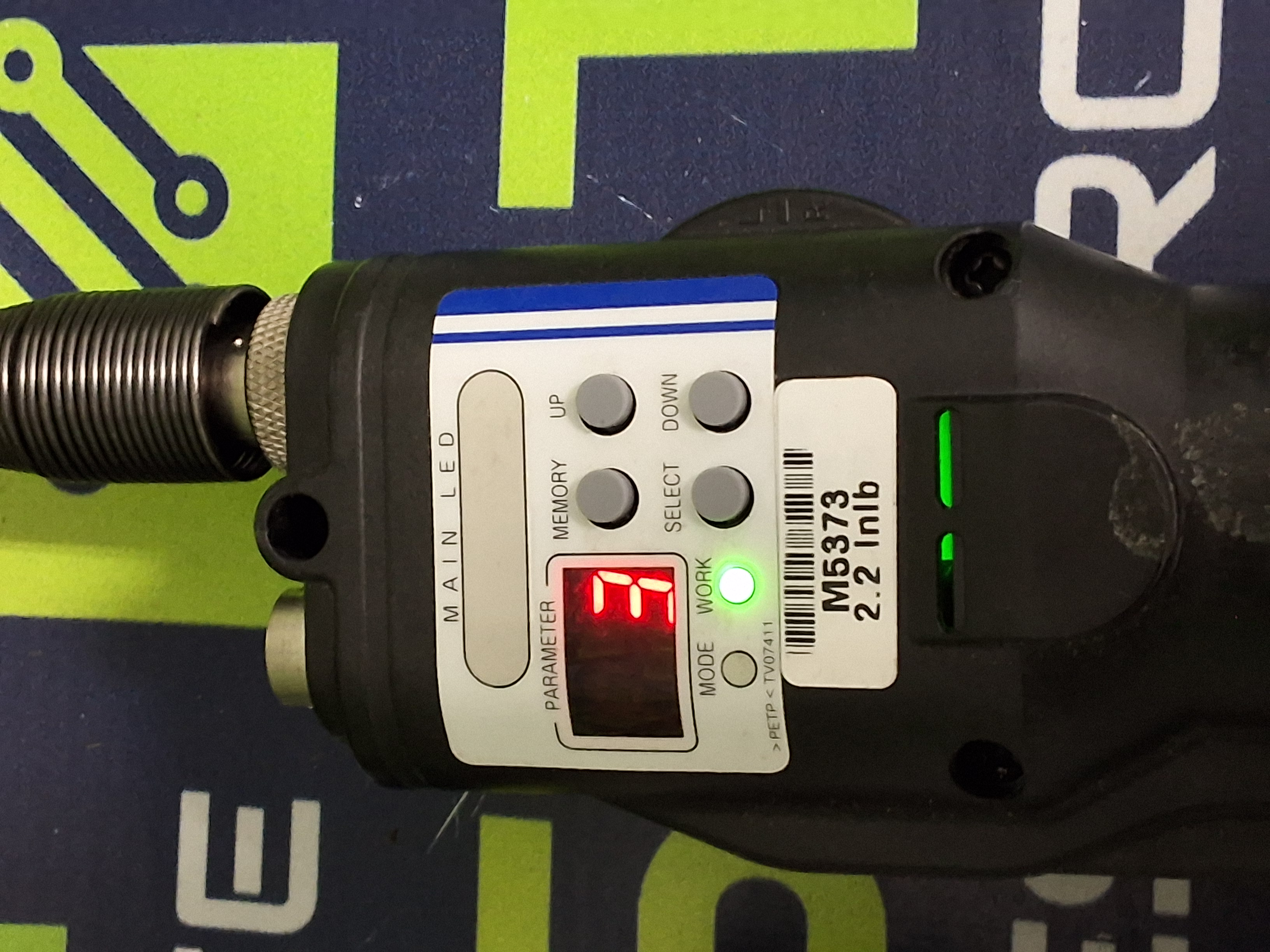 Used NITTO KOHKI DLV30S12L-AY ELECTRONIC SCREW DRIVER