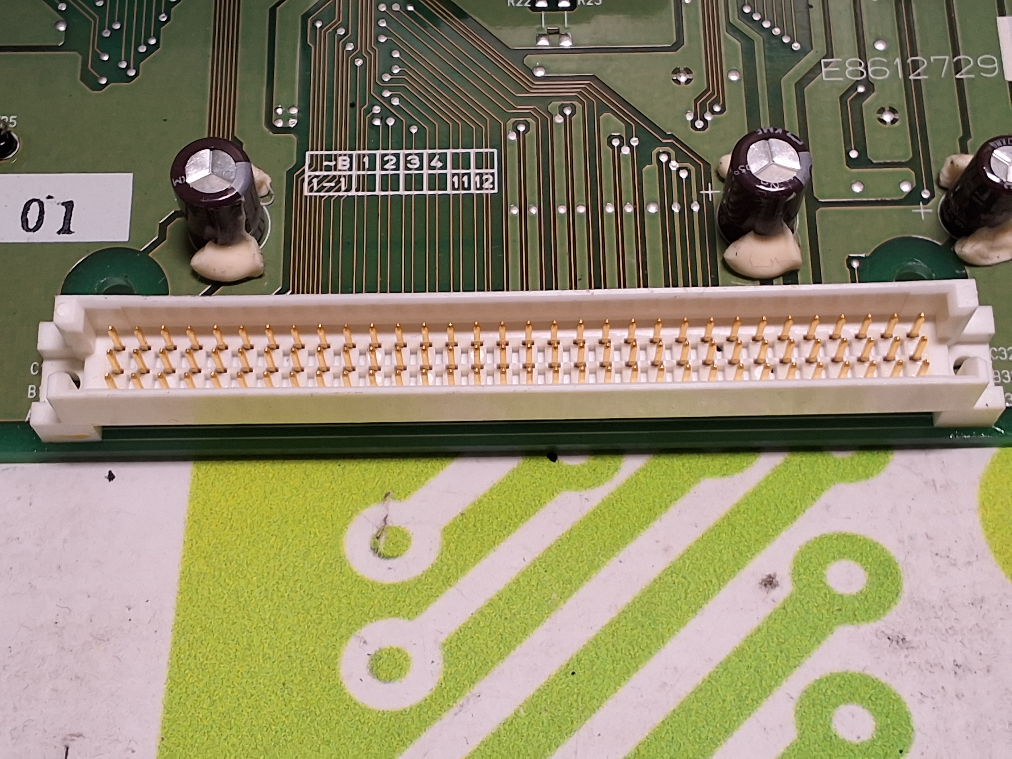 Used JUKI E8612729 E8612729BAO HEAD RELAY PCB