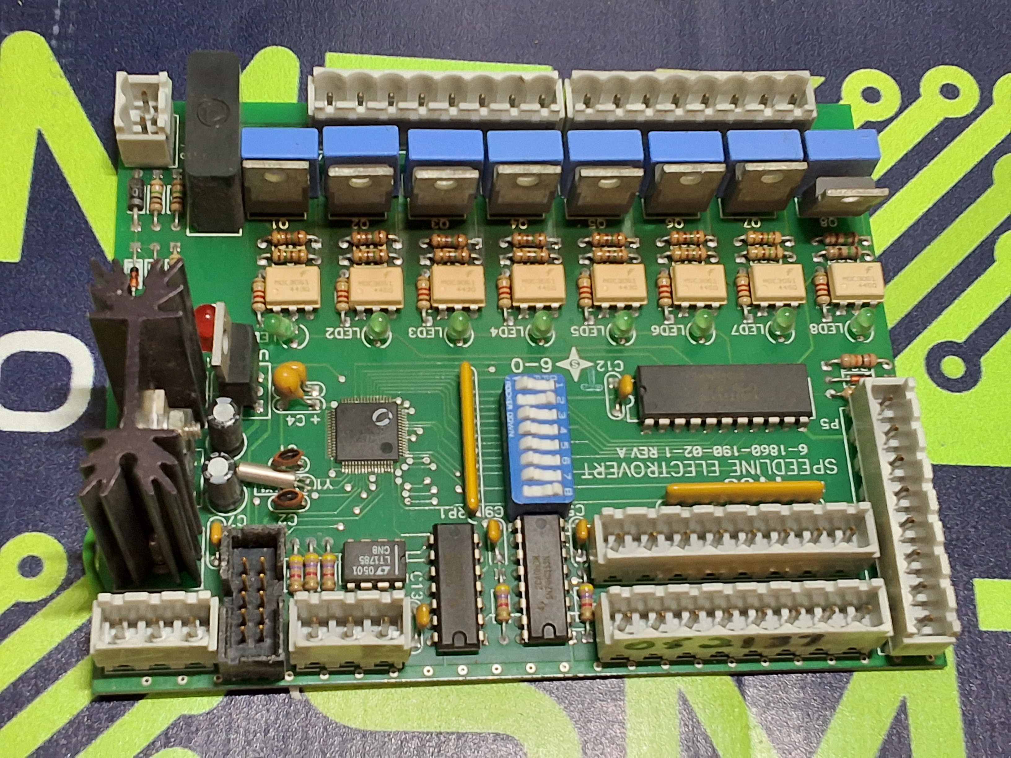 Used SPEEDLINE ELECTROVERT 6-1860-190-02-1 CONTROL BOARD