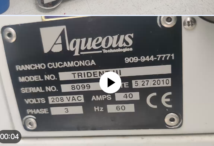 Used 2010 Aqueous Technologies Trident III