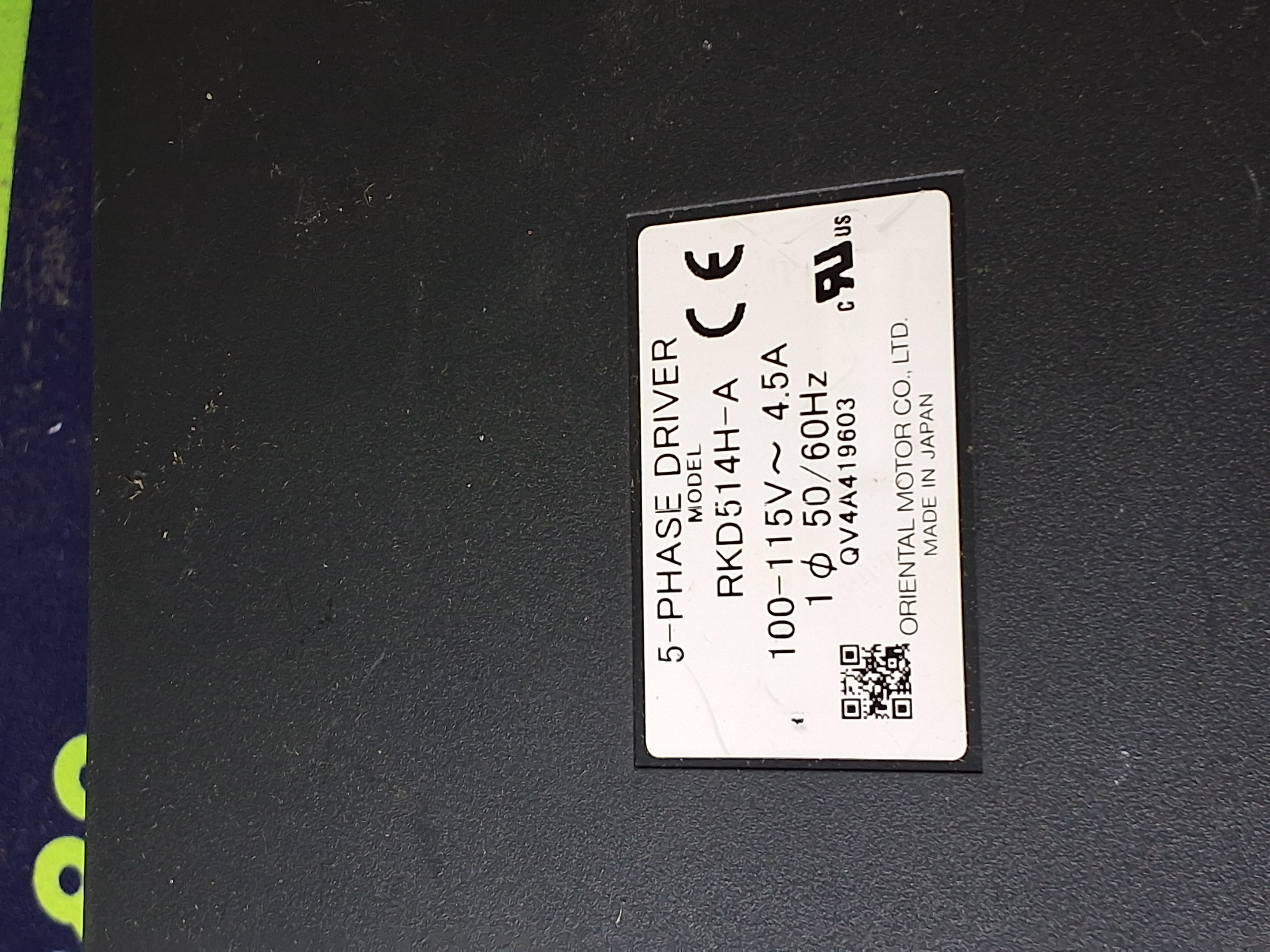Used VEXTA RKD514H-A ORIENTAL MOTOR 5-PHASE STEPPING MOTOR DRIVER