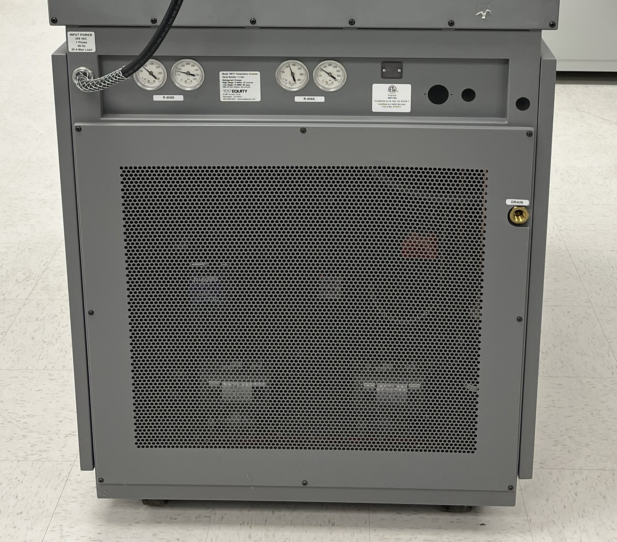 Used 2015 Test Equity 1007 Thermal Chamber