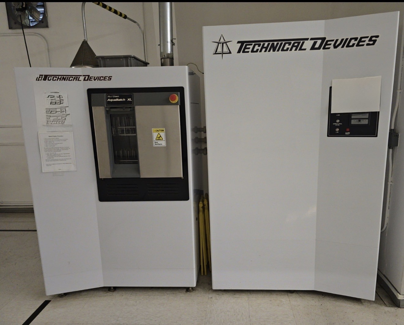 Used Technical Devices NU/Clean AquaBatch XL w/ EcoCycler – Closed Loop