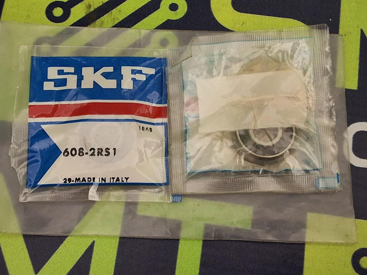 SKF 608-2RS1 SINGLE-ROW DEEP GROOVE BALL BEARING - LOT OF 2 - BRAND NEW