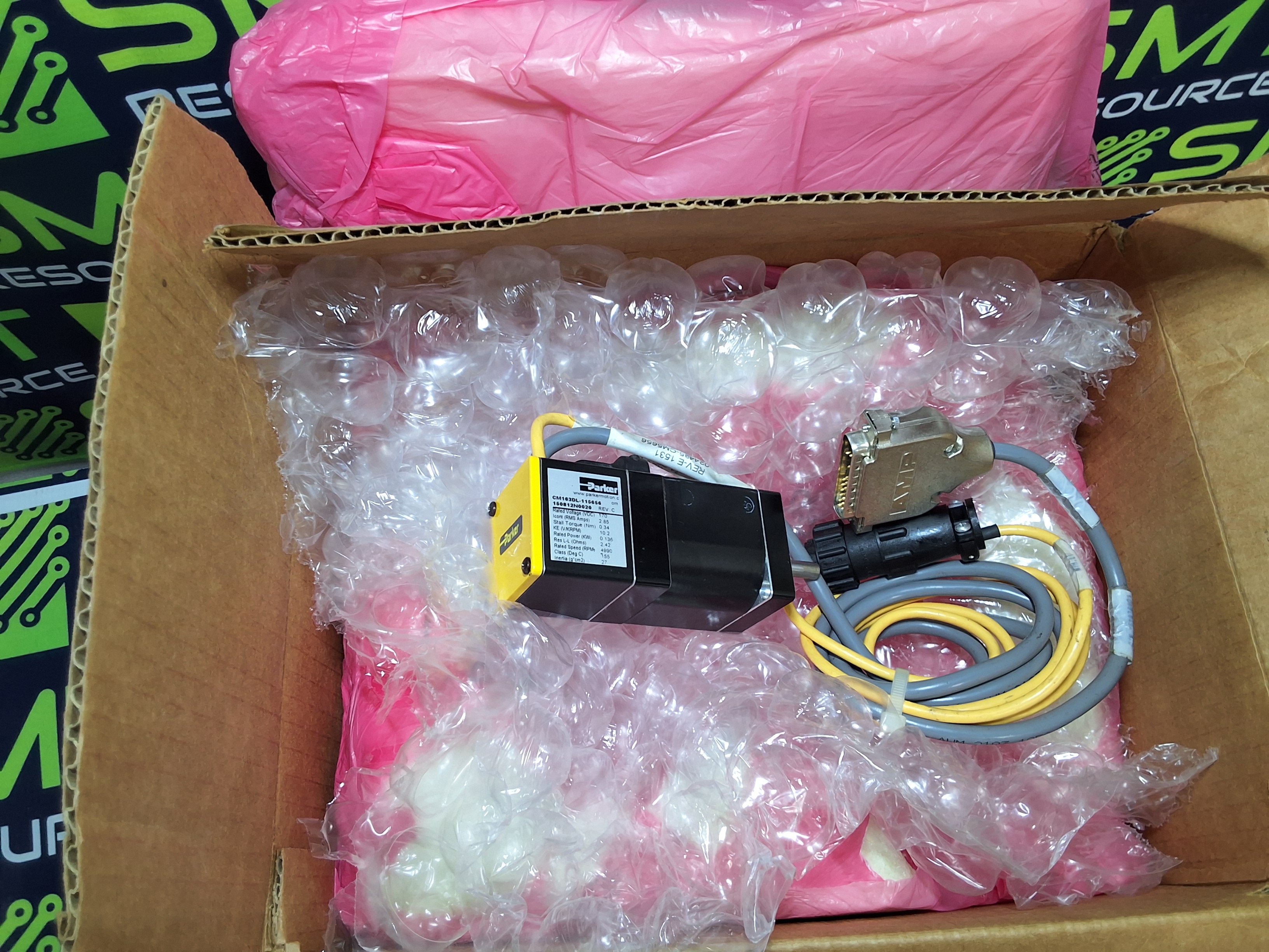 Used PARKER CM163DL-115656 SERVO MOTOR 