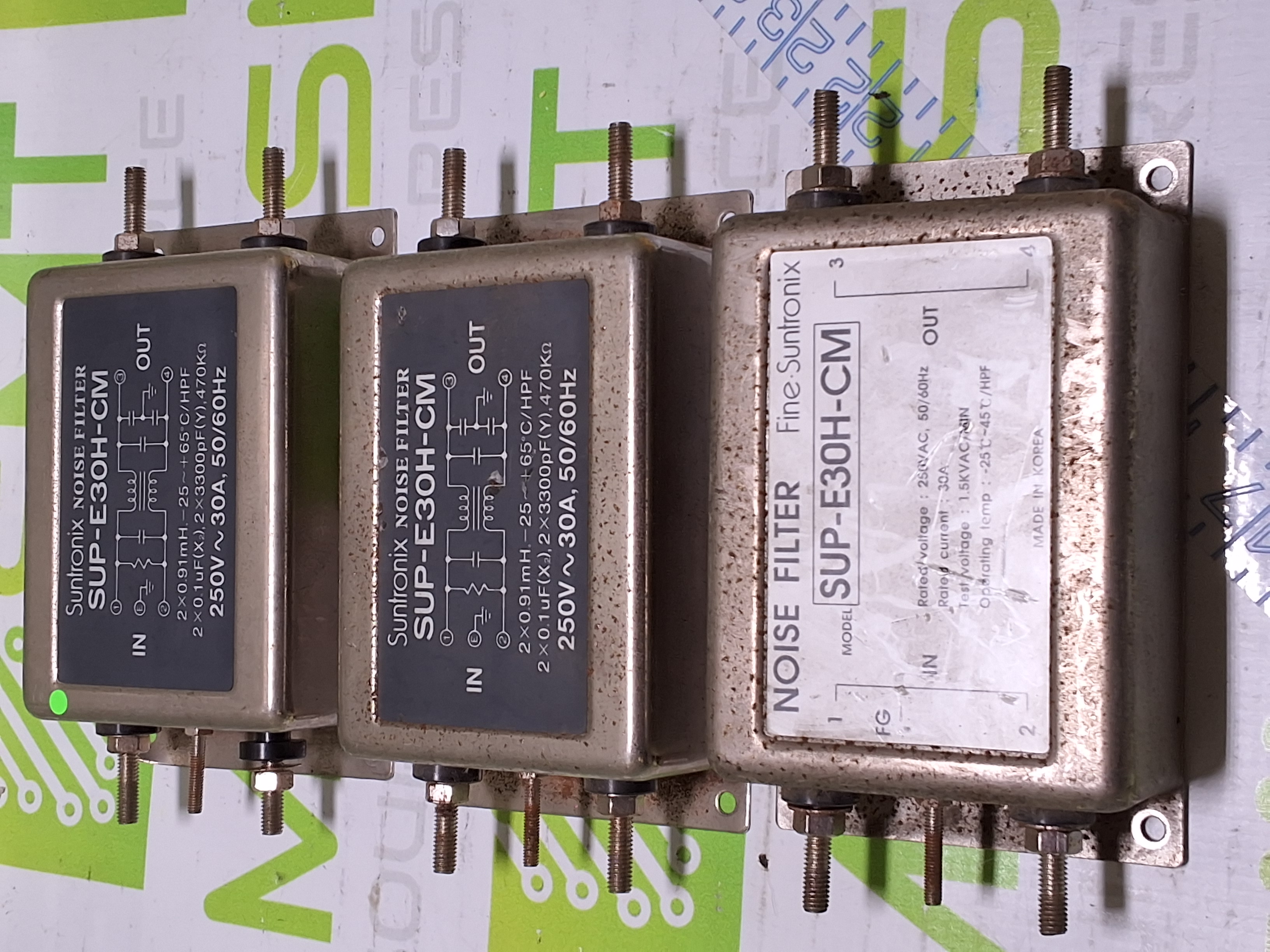 Used SUNTRONIX SUP-E30H-CM NOISE FILTER
