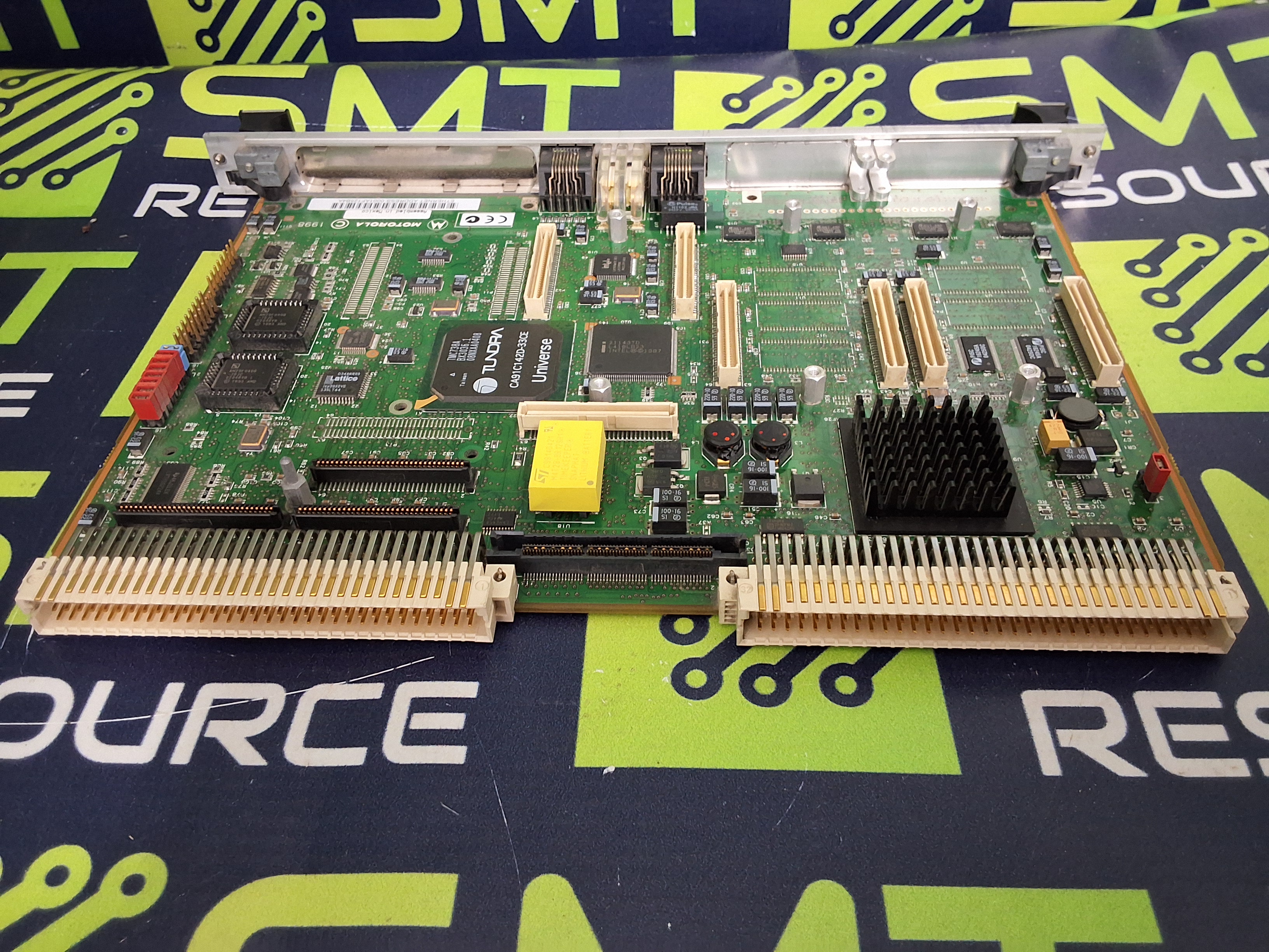 Used MOTOROLA MCOS 84-W8403F01D ETHERNET VMEbus CIRCUIT CARD 01-W3403F03J