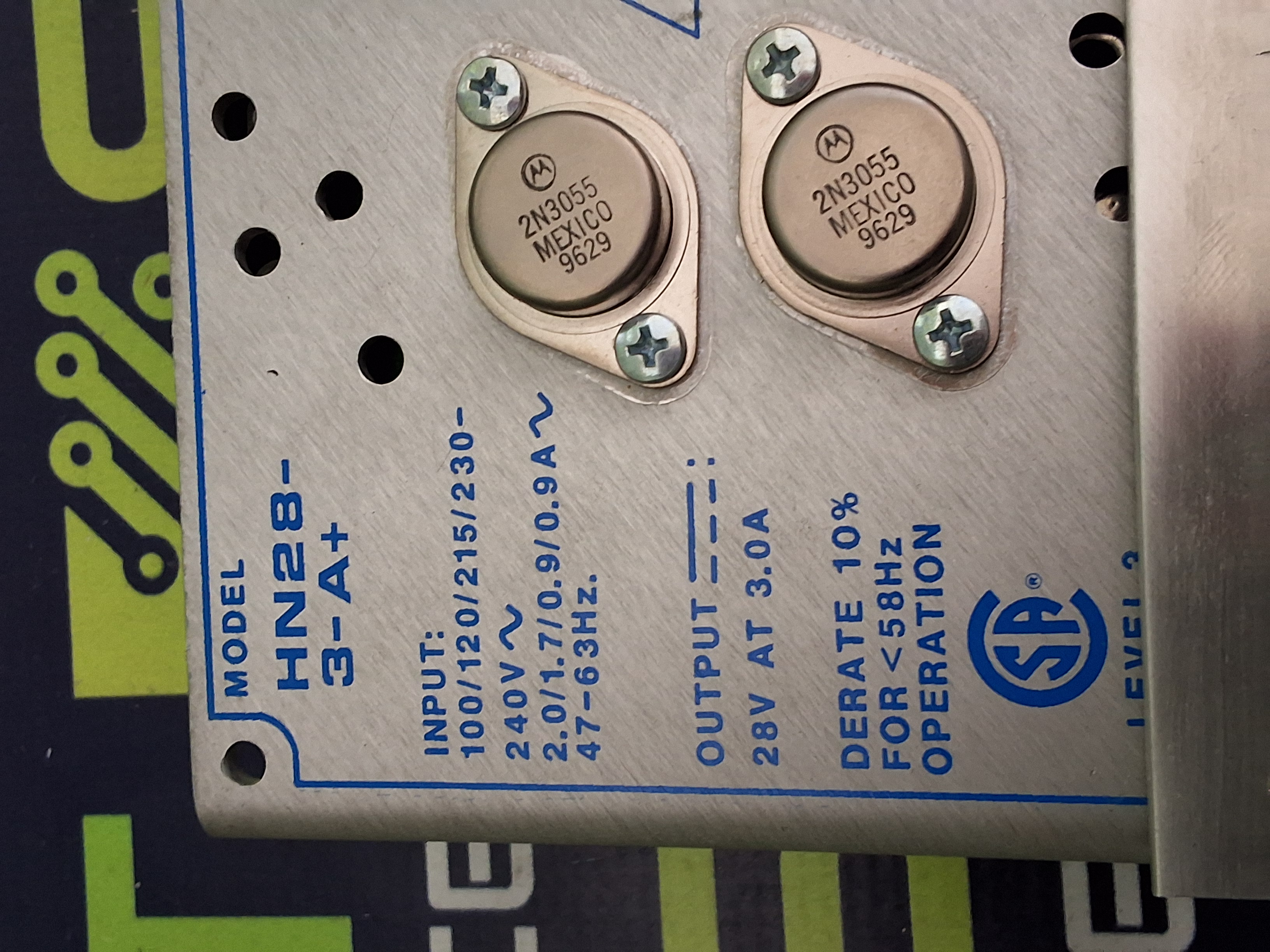 Used CONDOR HN28-3-A+ POWER SUPPLY 28V 3A