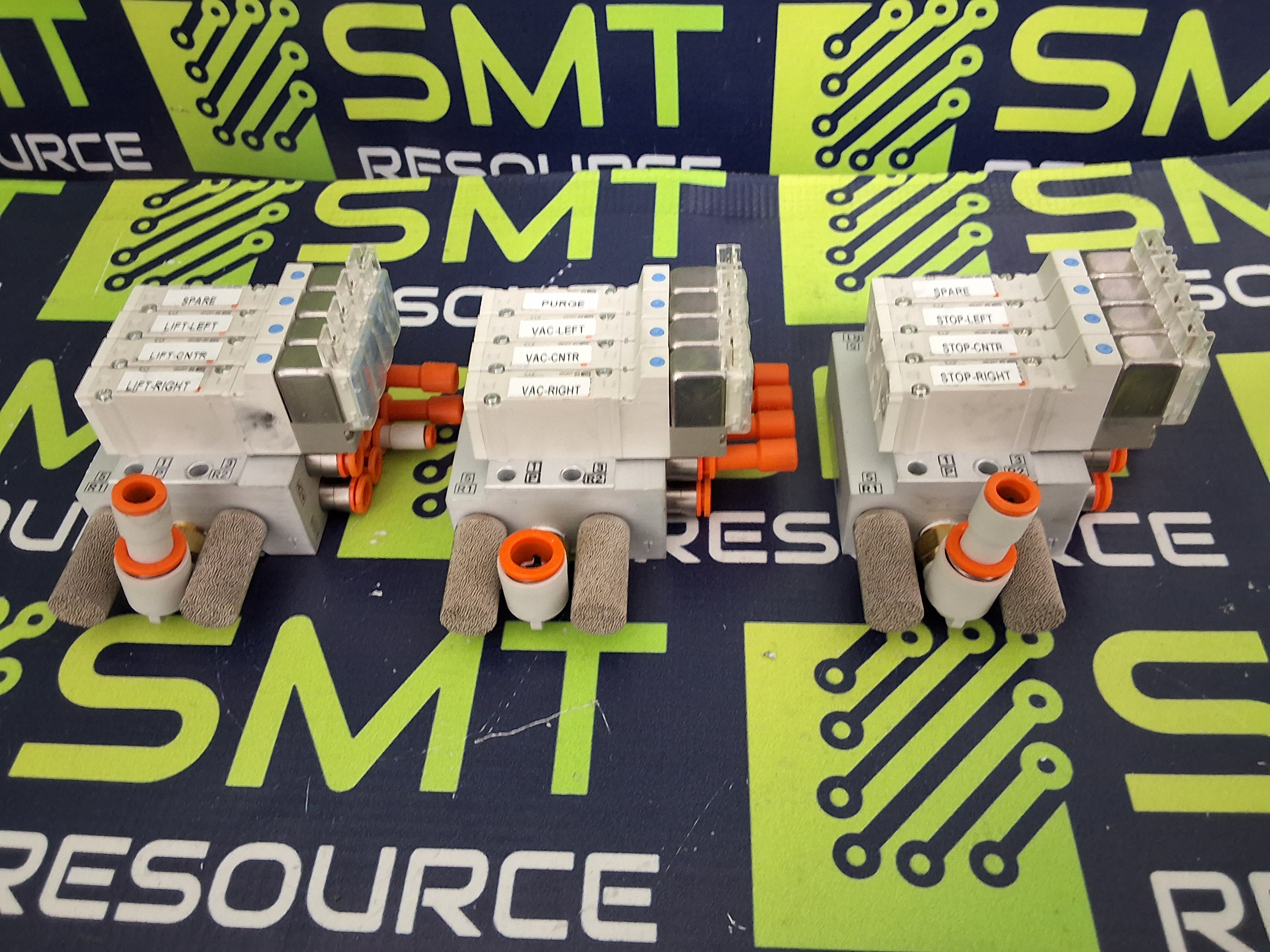 Used SMC VV5QZ15-04-DAK00015 MANIFOLD ASSEMBLY