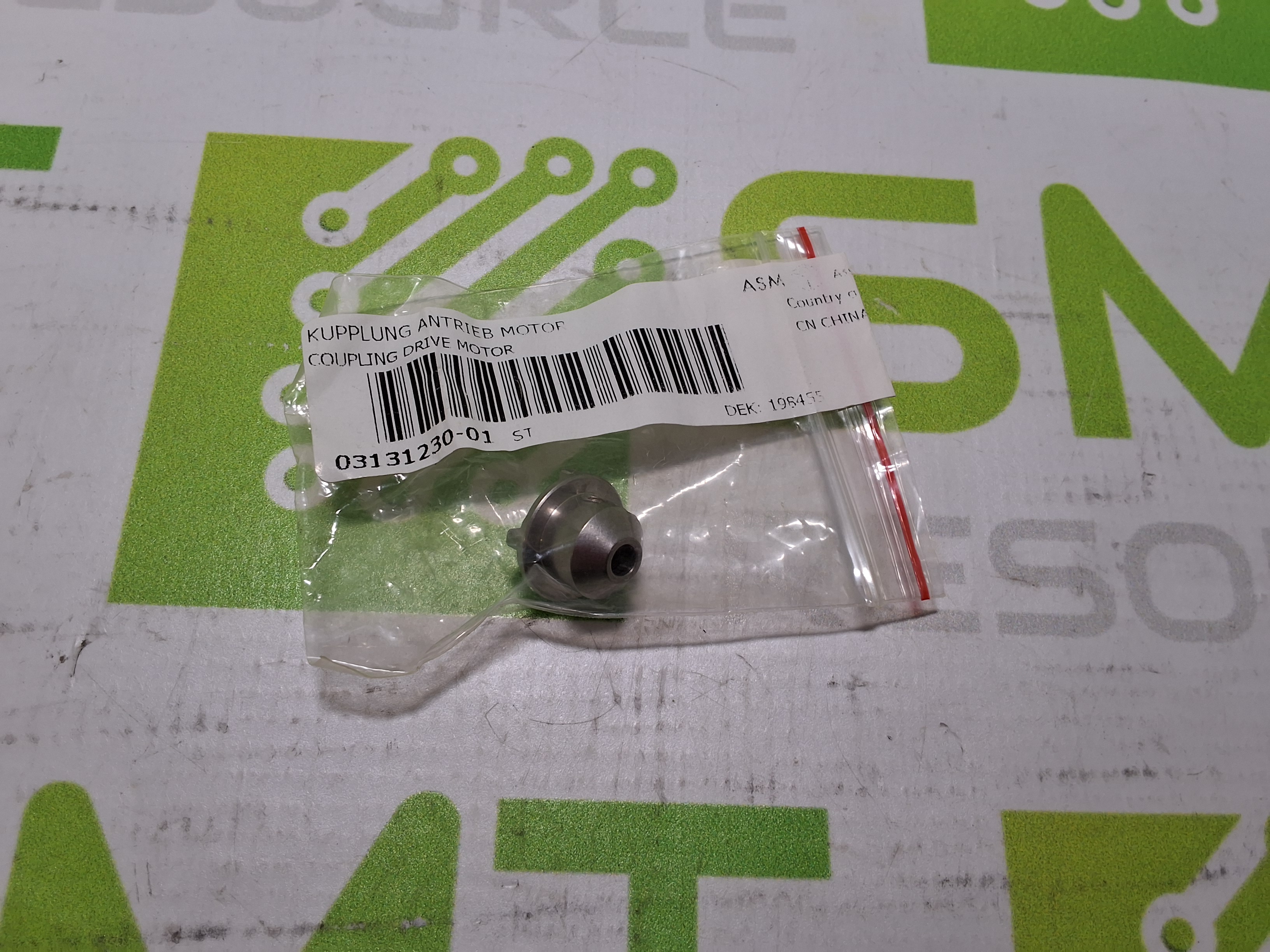 KUPPLUNG ANTRIEB 03131230-01 COUPLING DRIVE MOTOR - NEW
