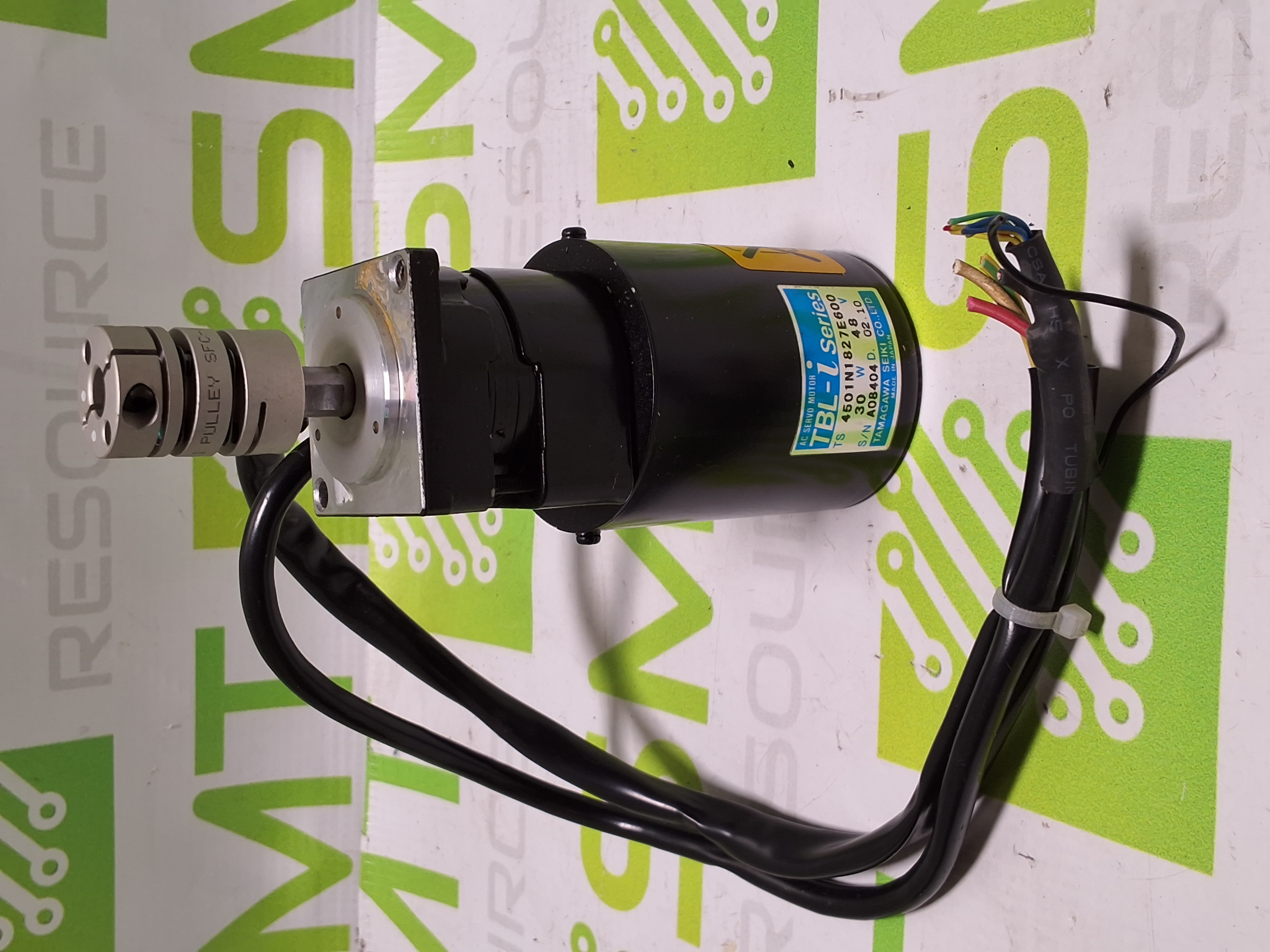 Used TAMAGAWA 4501N1827E600 AC SERVO MOTOR TBL-i SERIES 30W 48V