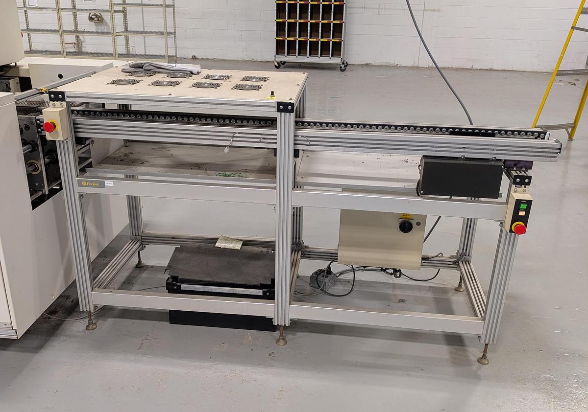 Used Flexlink 6' Roller Edge Conveyor 