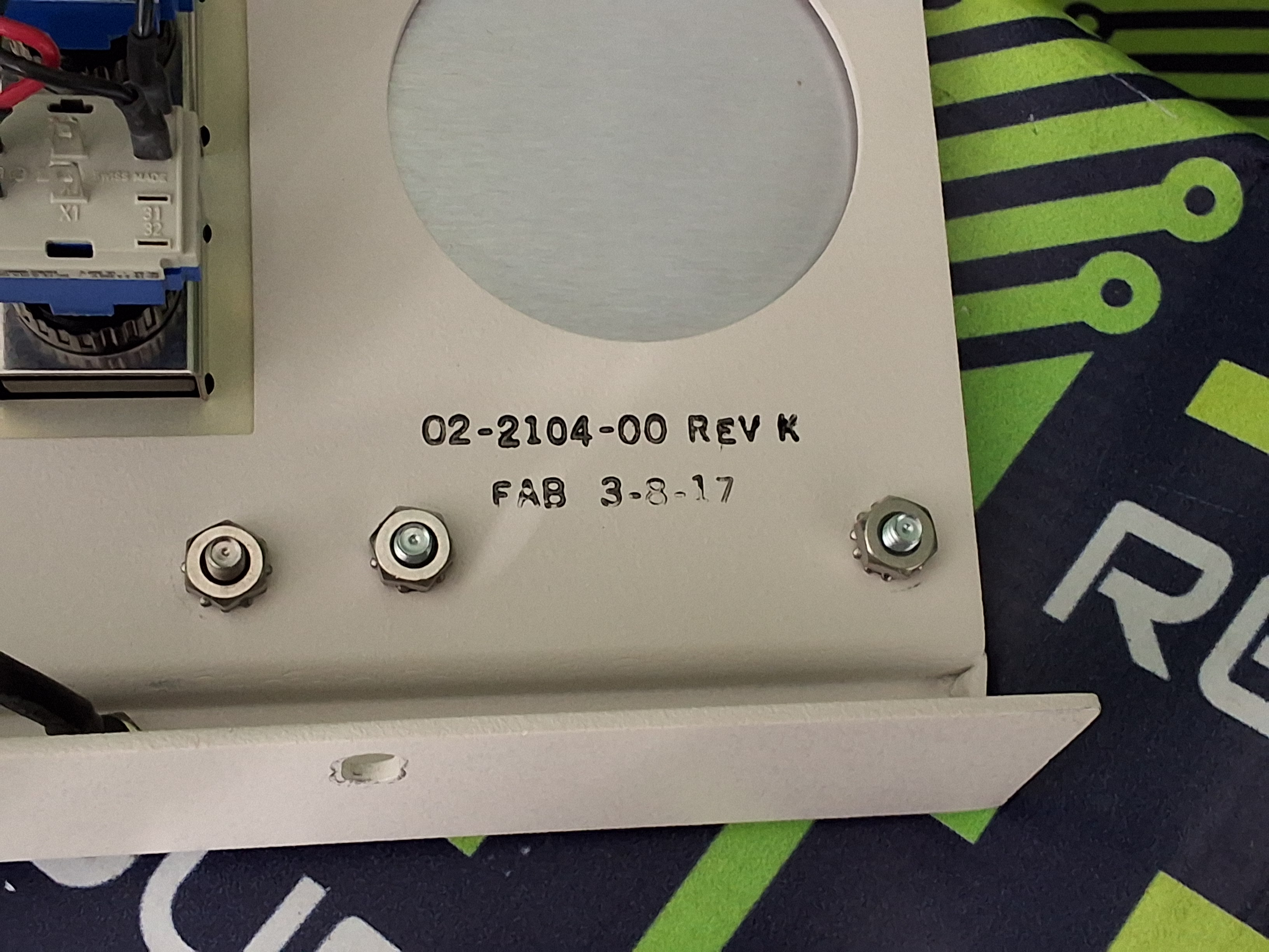 Used ASYMTEK C-708 AICE AUTOMATED FLUID DISPENSING PLACEMENT INTERFACE PANEL 02-2104-00