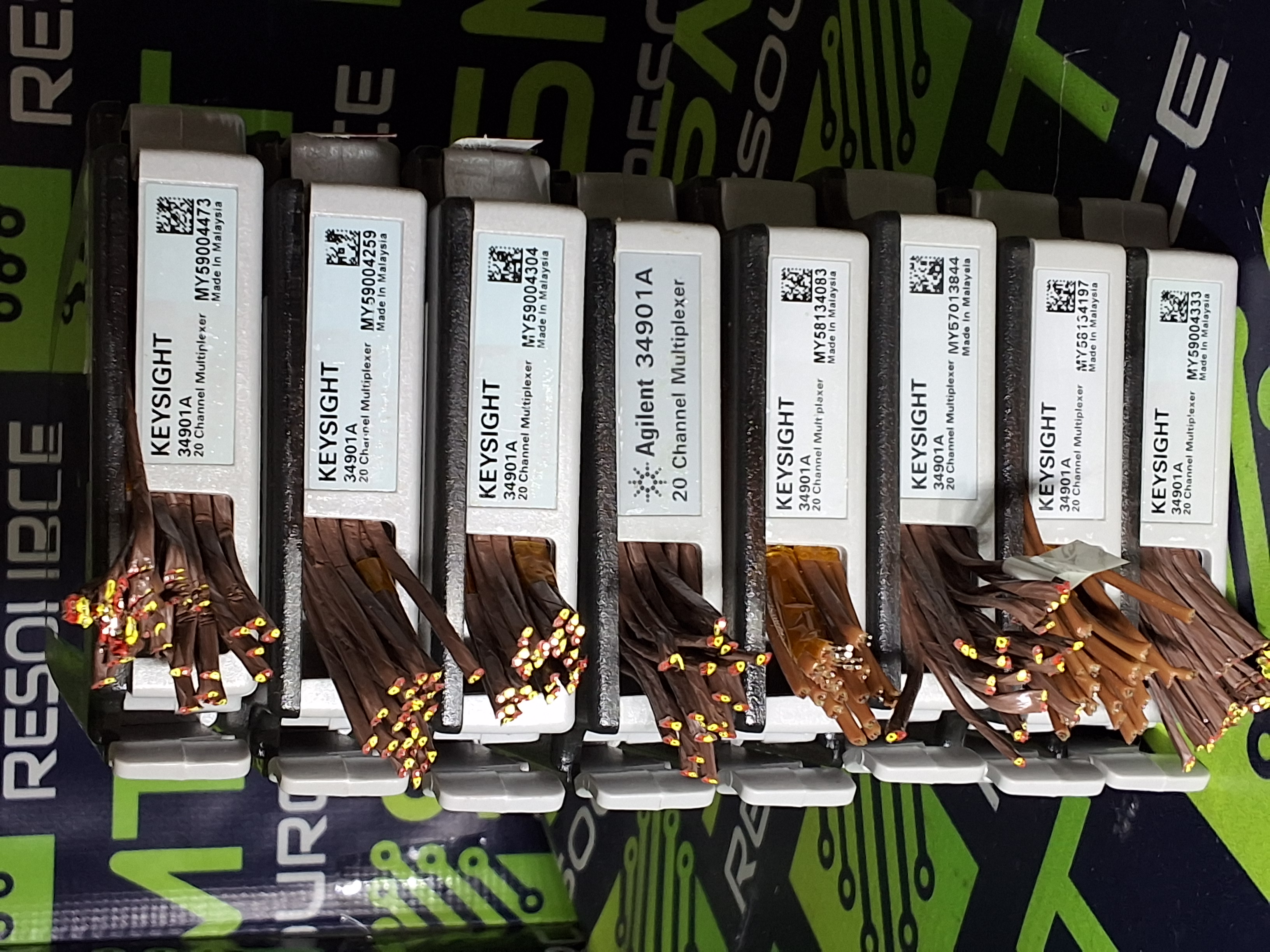 Used KEYSIGHT / AGILENT 34901A 20 CHANNEL ARMATURE MULTIPLEXER MODULE