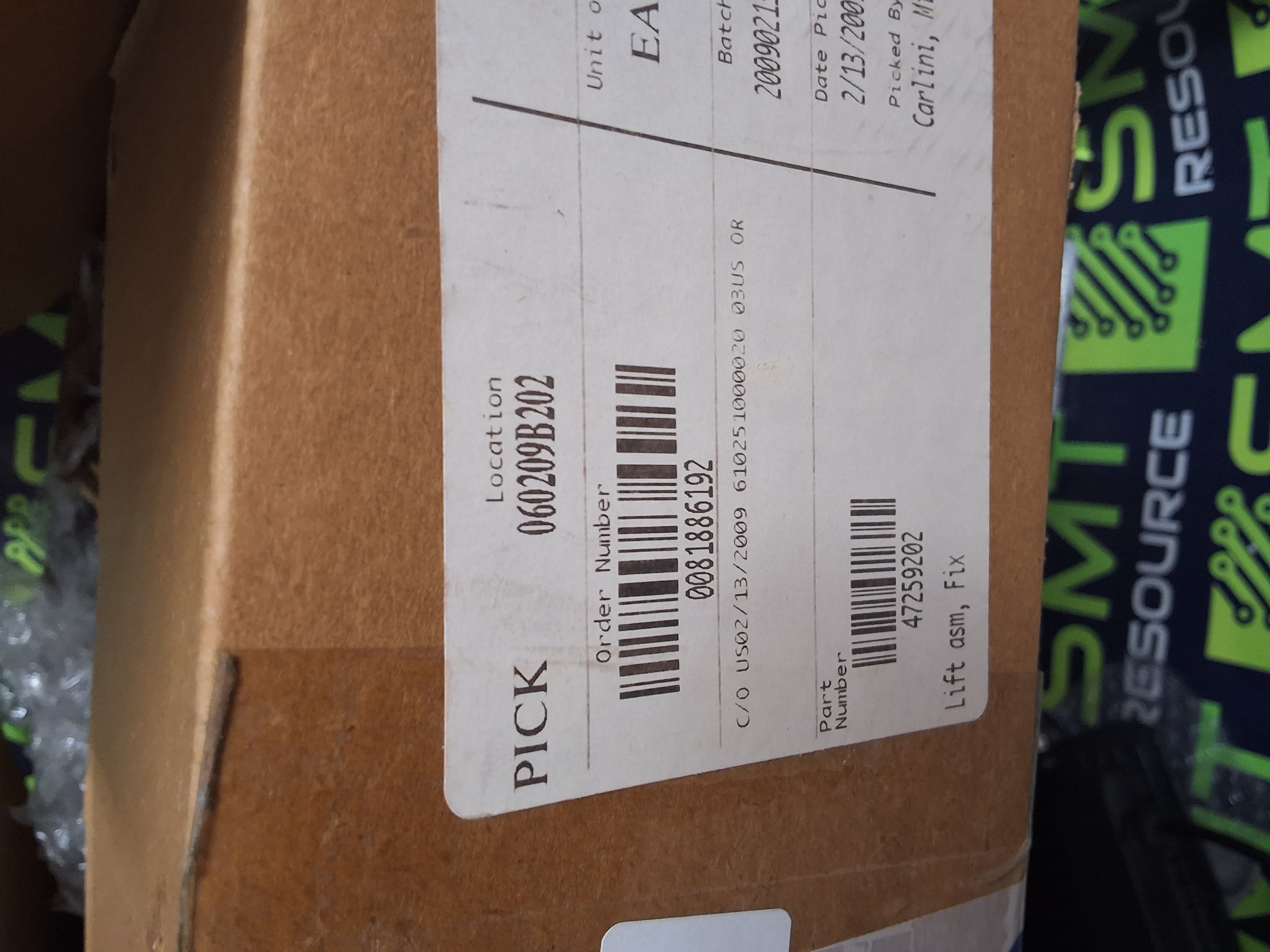 Used UNIVERSAL INSTRUMENTS 47259202 FIX LIFT ASSEMBLY 47260101 REV. D