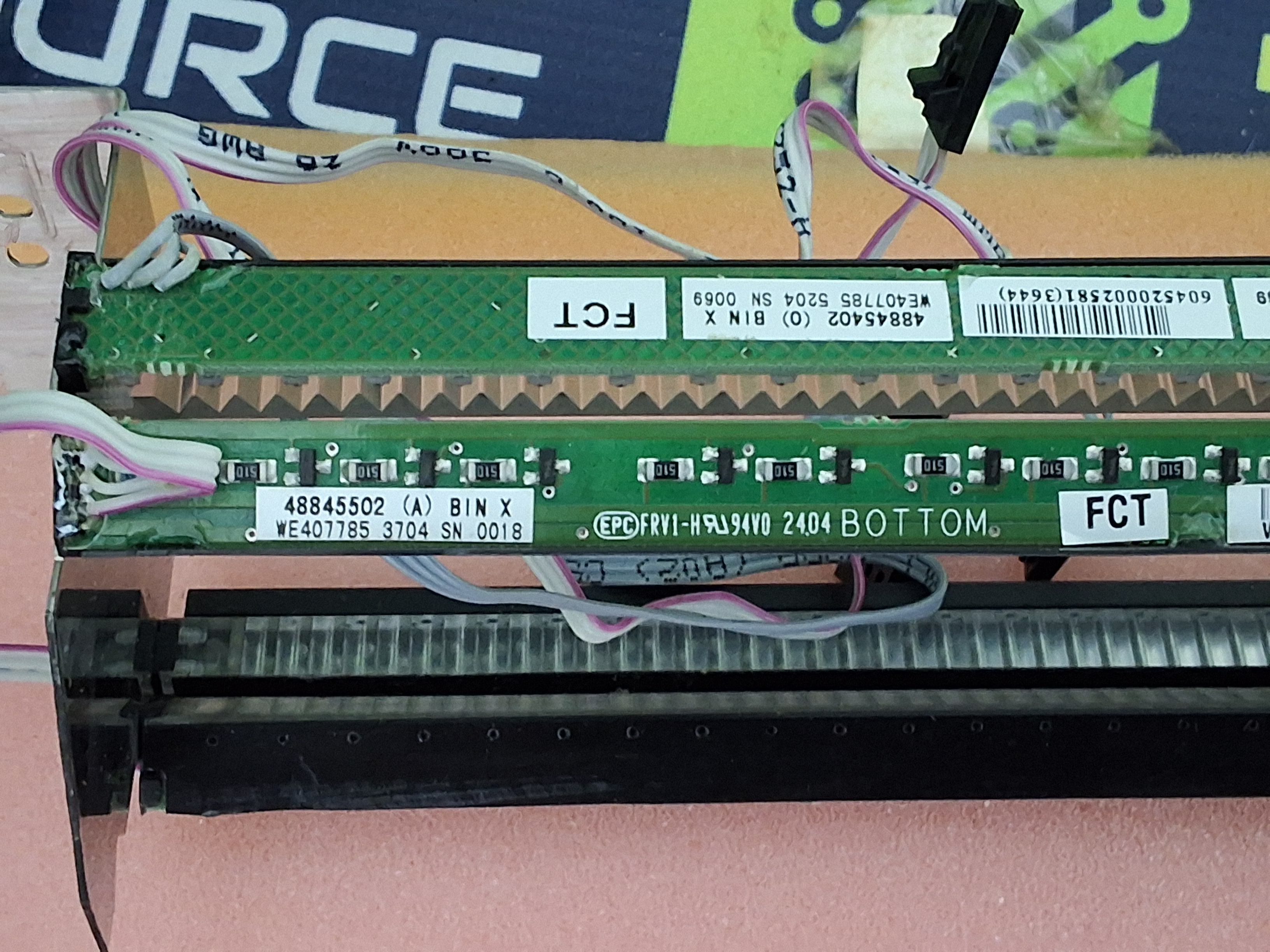 Used UNIVERSAL INSTRUMENTS 48845502 BIN X CAMERA LIGHTING ASSEMBLY 48845402 48845702 48845602