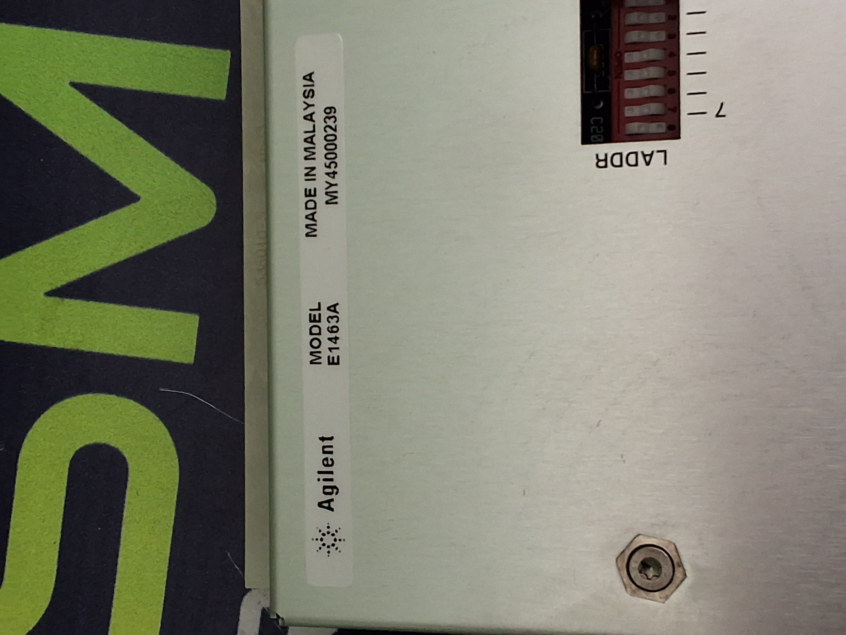 Used AGILENT 75000 SERIES C E1463A 32-CHANNEL 5 AMP FORM - C SWITCH MODULE