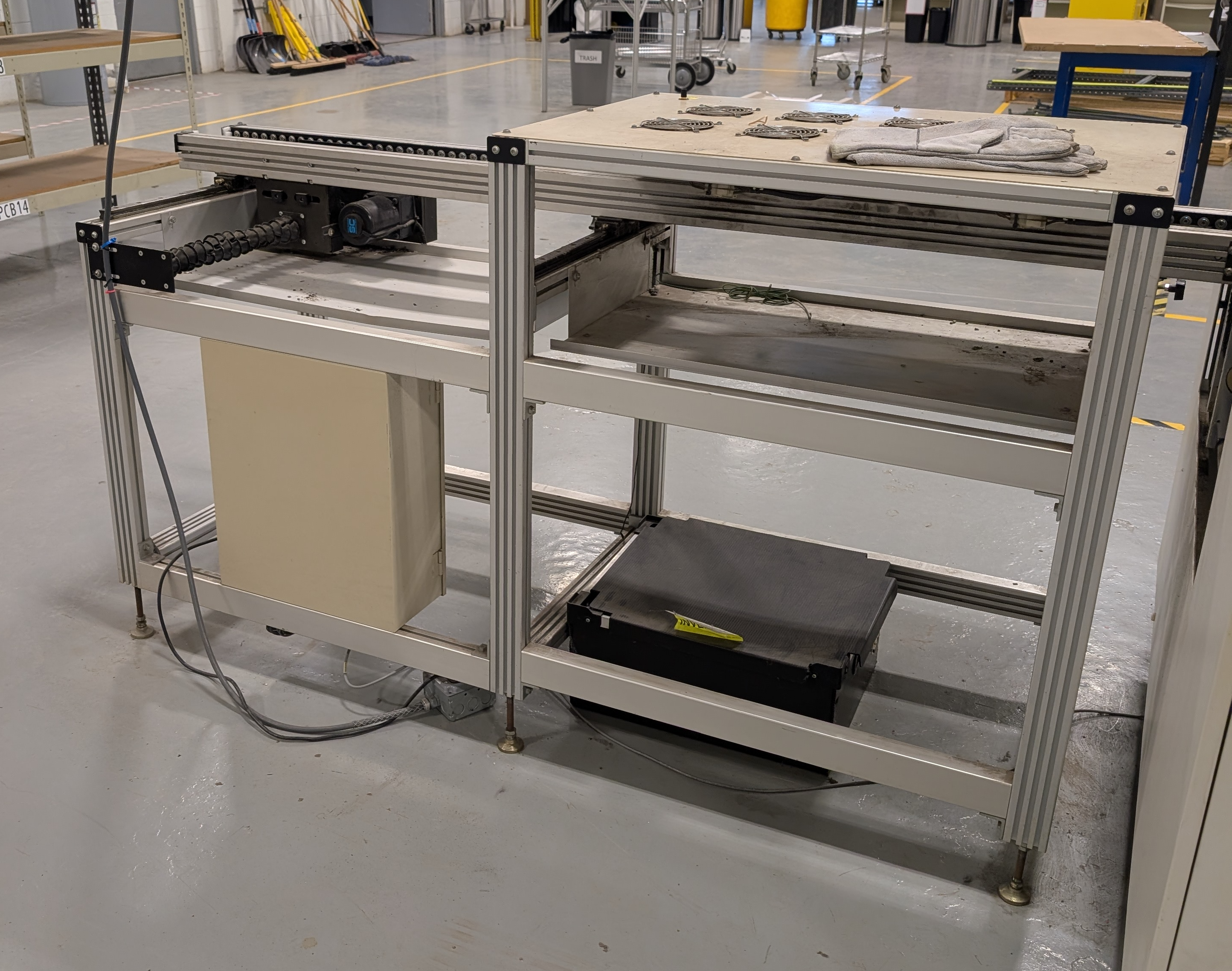 Used Flexlink 6' Roller Edge Conveyor 