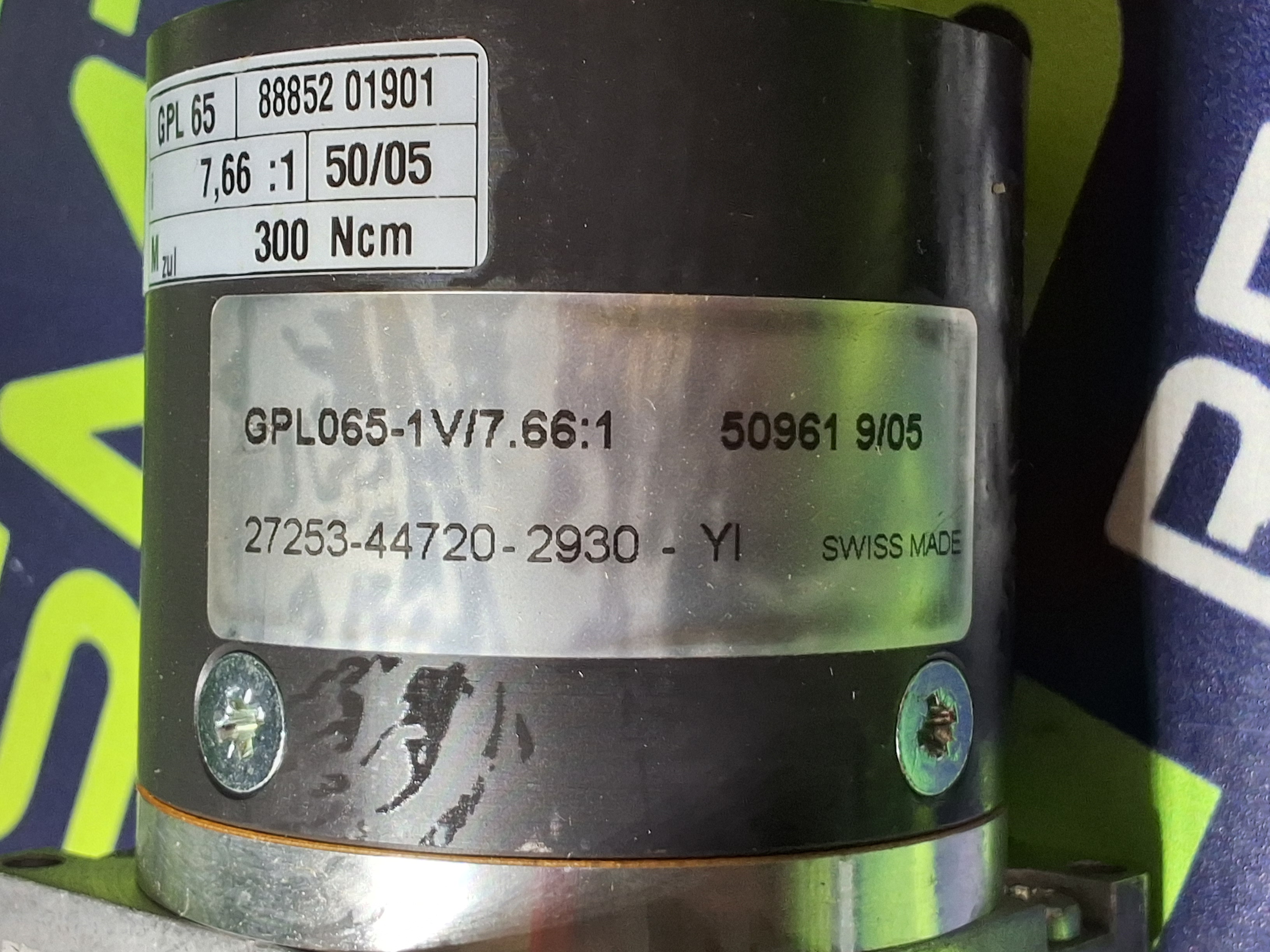 DUNKERMOTOREN BG65X50CI SERVO MOTOR WITH GPL 65 GEAR HEAD - NEW