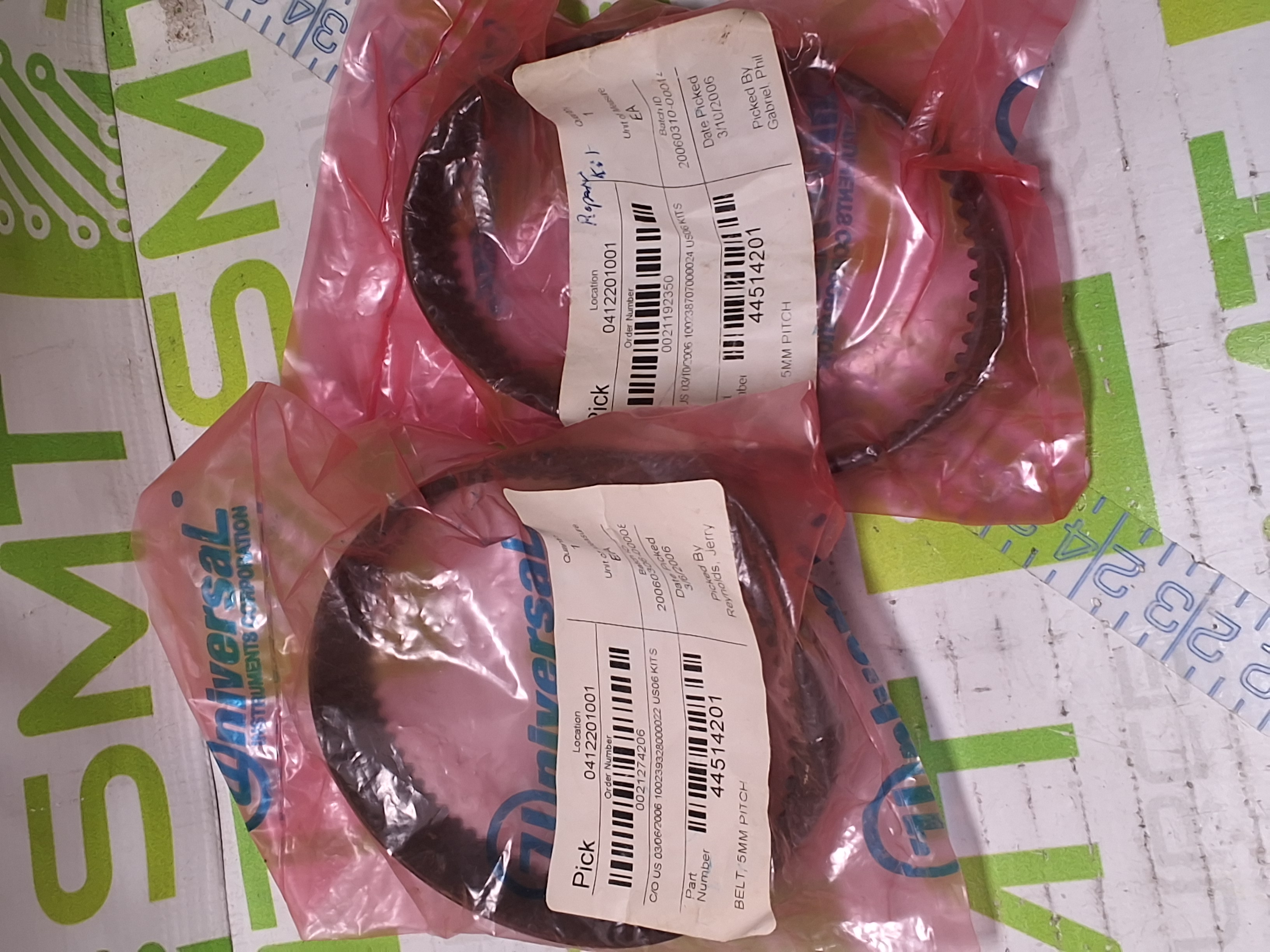 UNIVERSAL INSTRUMENTS 44514201 5MM PITCH BELT