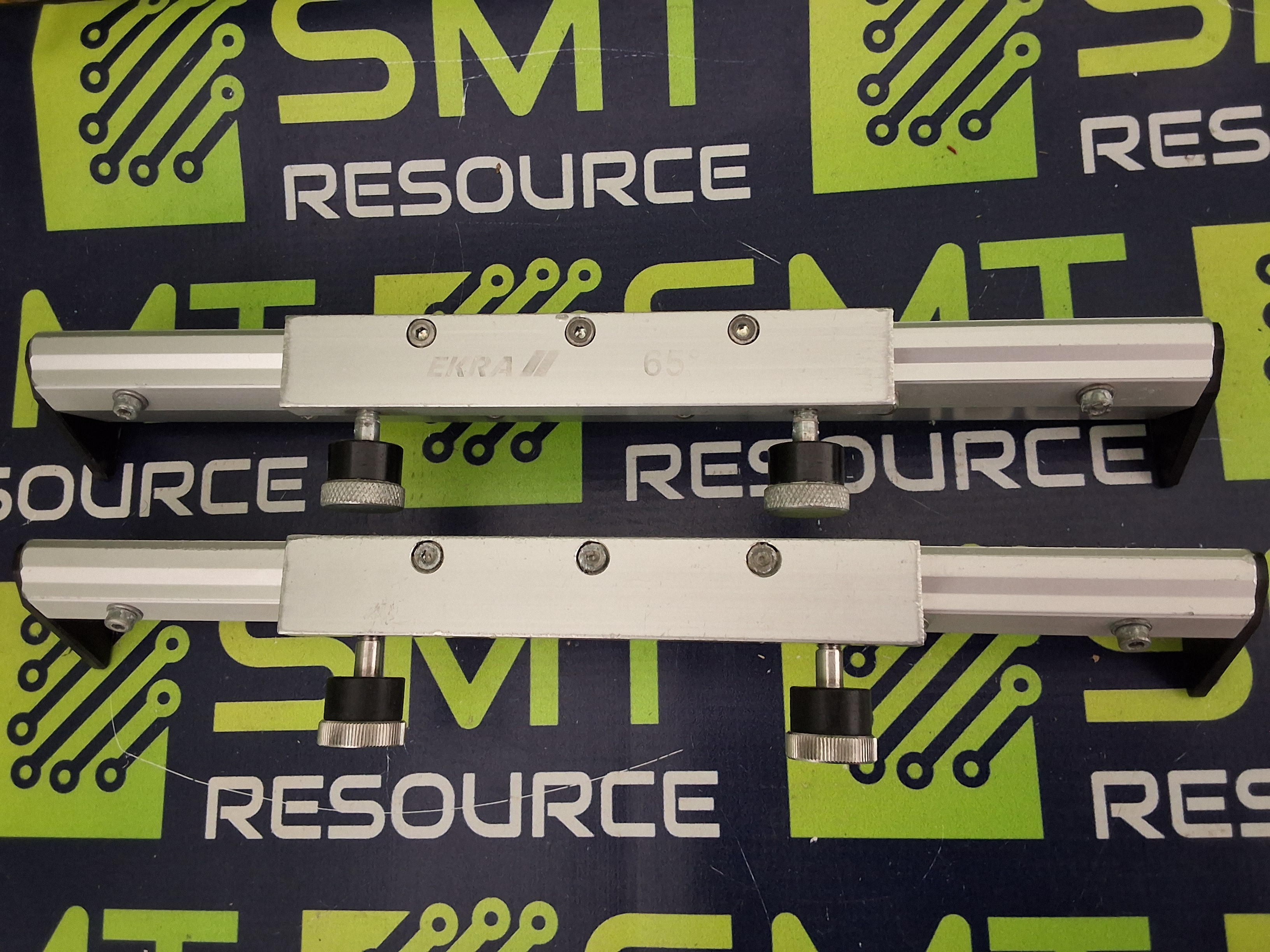 Used EKRA 12in SMT METAL SQUEEGEE - LOT OF 2