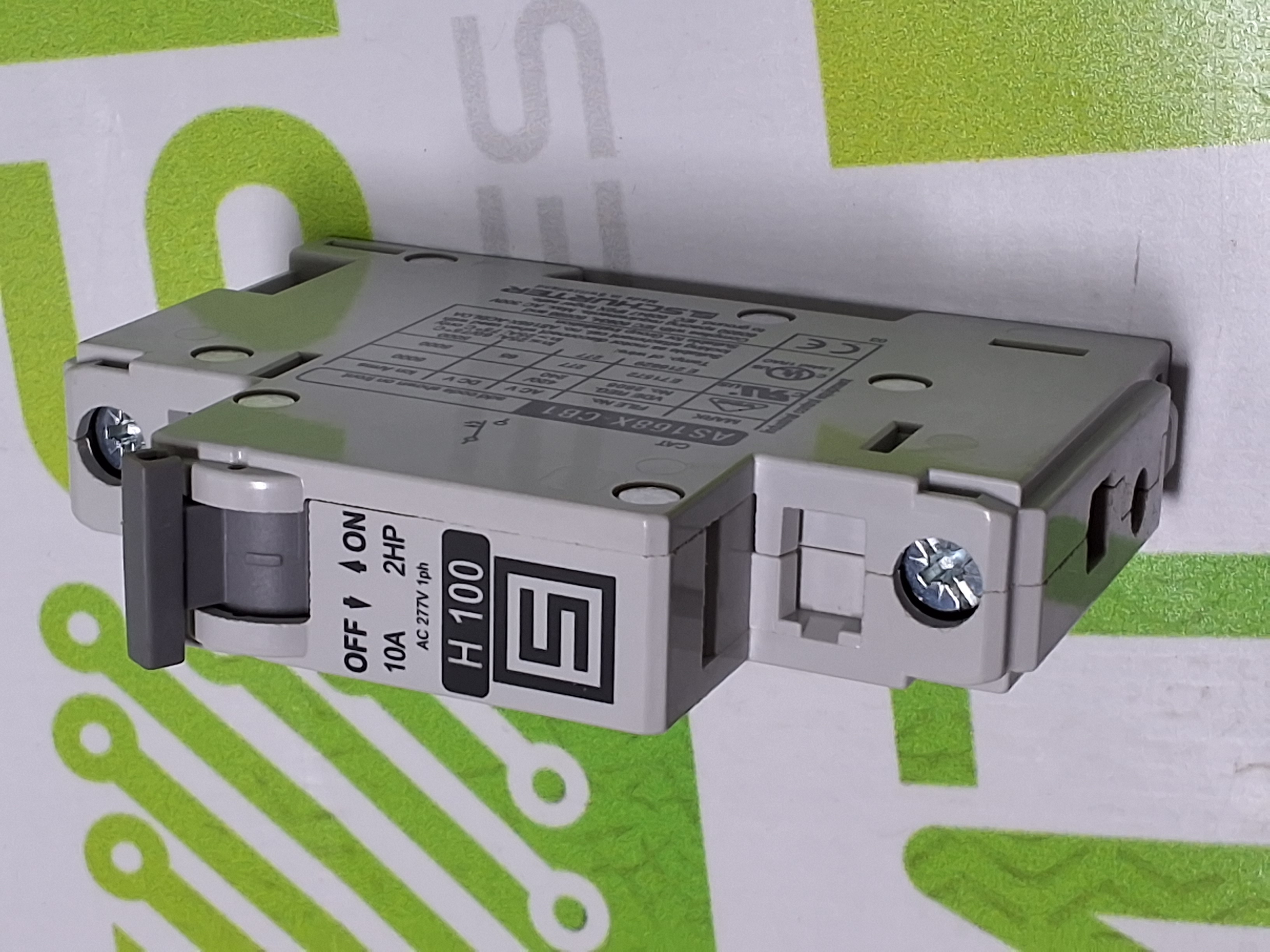 SCHURTER AS168X-CB1 SINGLE POLE CIRCUIT BREAKER - BRAND NEW