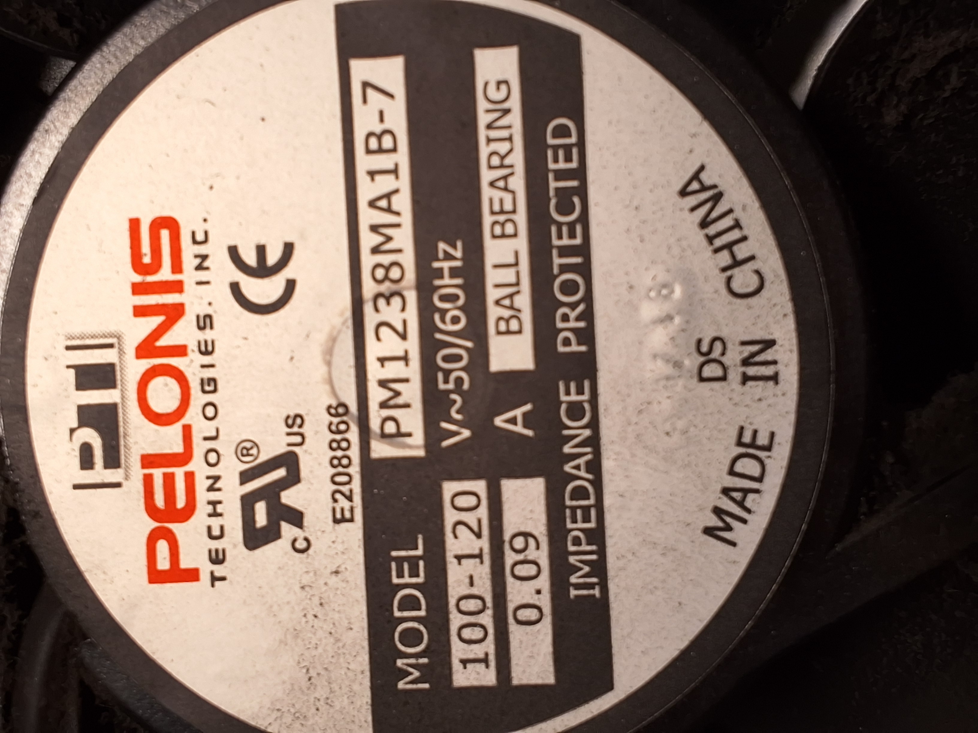 Used PELONIS PM1238MA1B-7 COOLING FAN