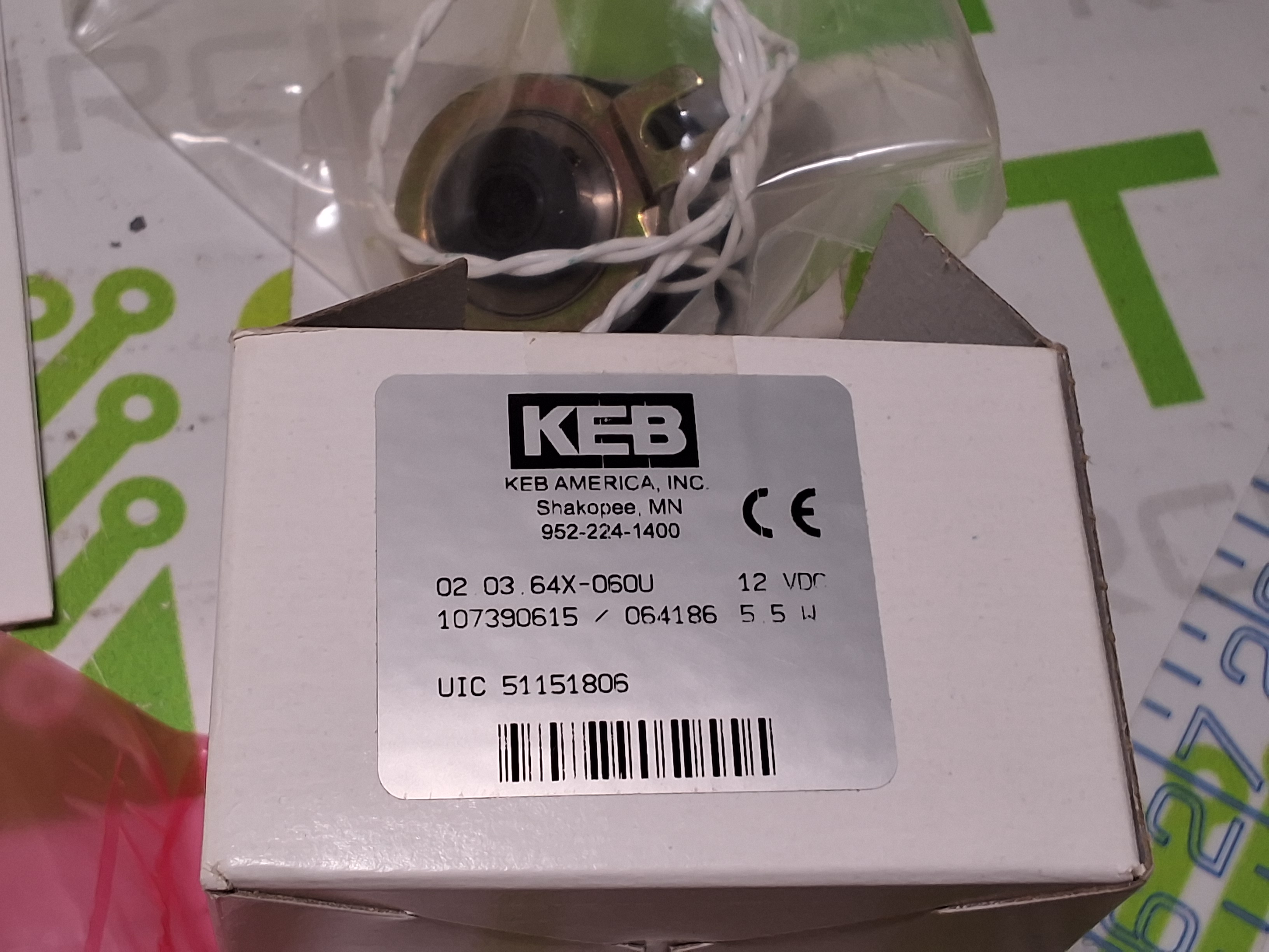 FLEXJET MIRROR CLUTCH REPLACEMENT KIT - KEB 020364X-060U SPINDLE 5.5W 12VDC - NEW