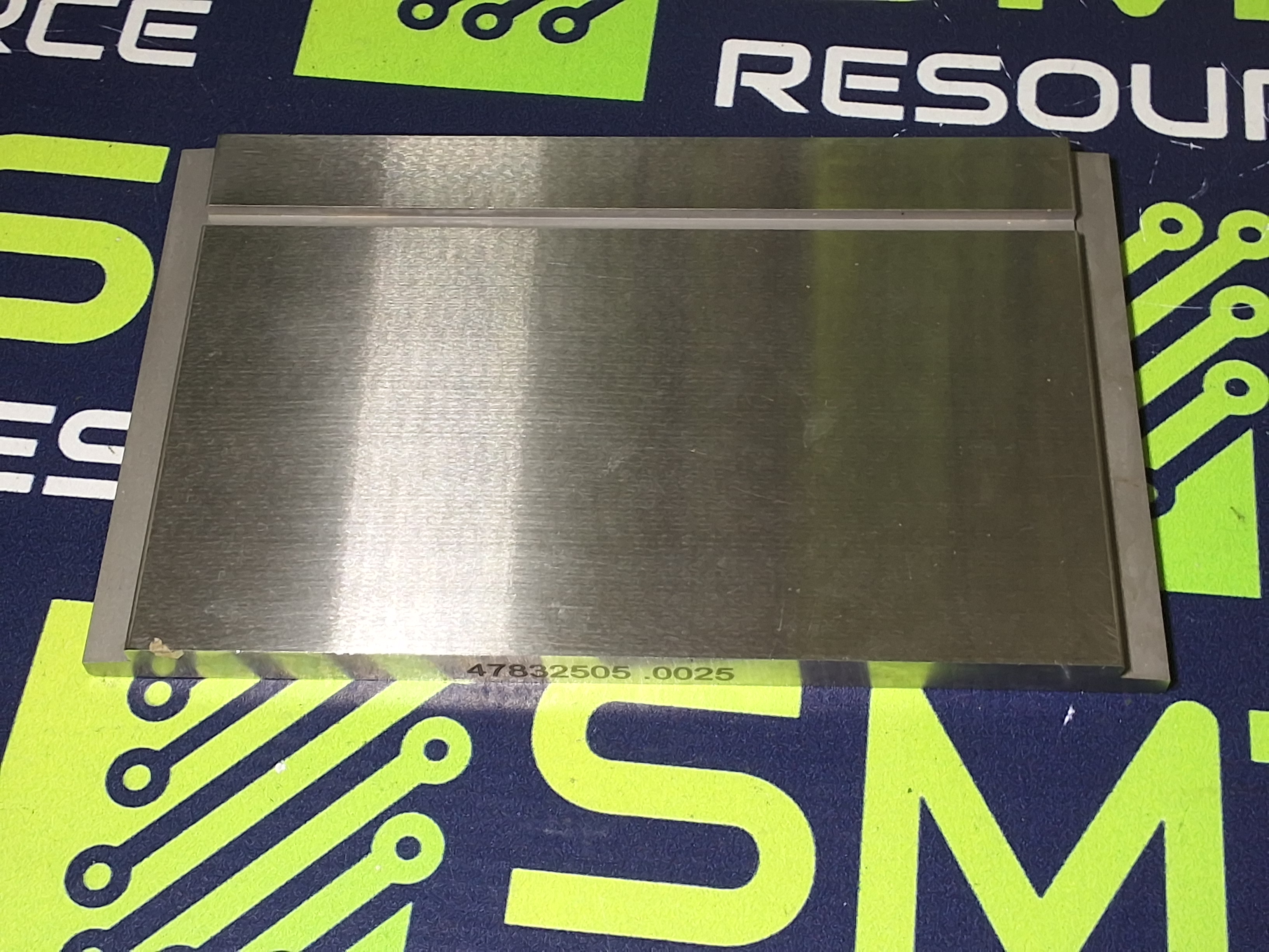 Used UNIVERSAL INSTRUMENTS 47832505 DEPTH .0025 CALIBRATION PLATE