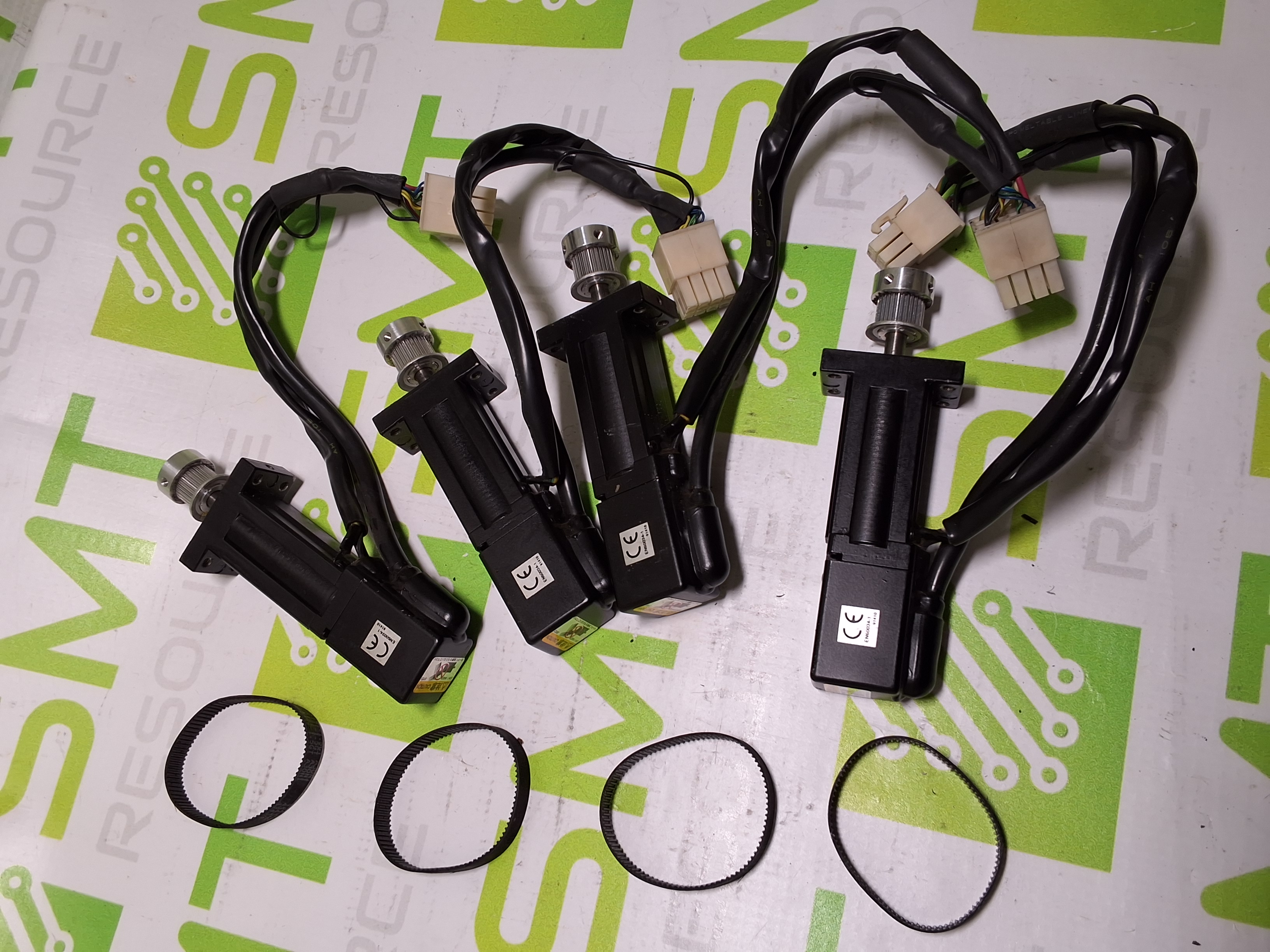 Used JUKI 4633N2026E602 SERVO MOTOR WITH BELT 40W 48V