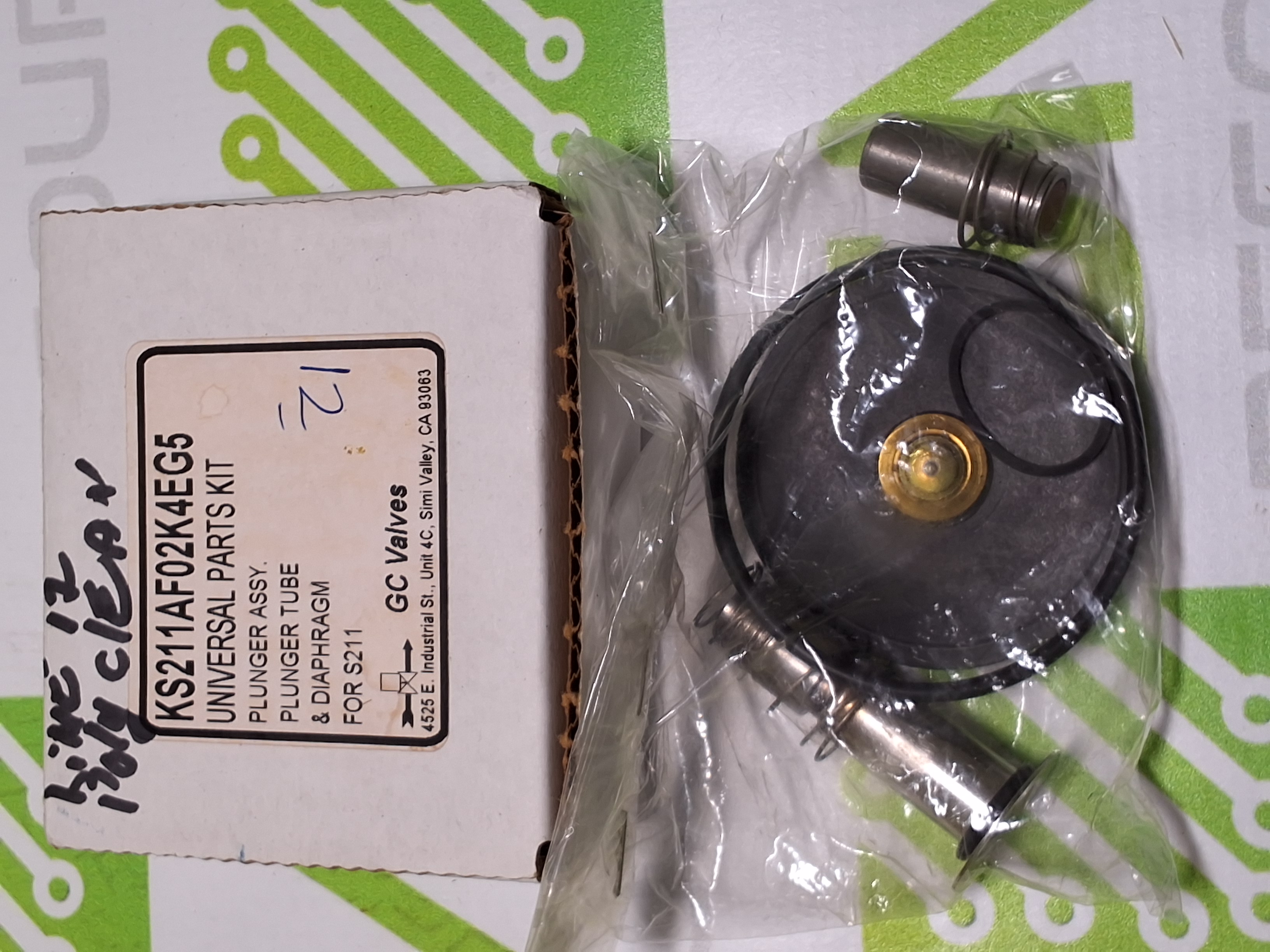 UNIVERSAL PARTS KIT KS211AF02K4EG5 GC VALVES - BRAND NEW