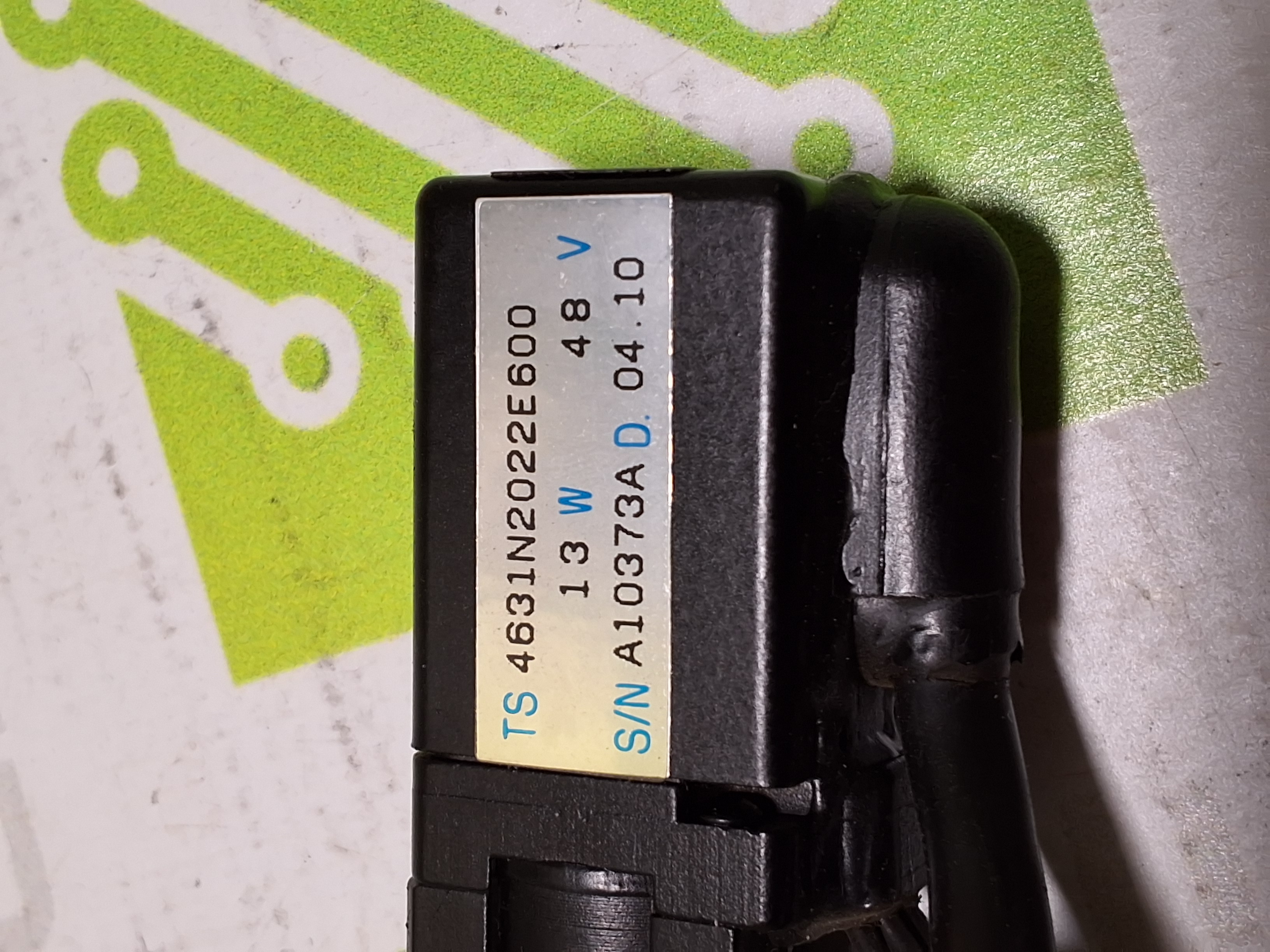 Used JUKI 4631N2022E600 AXIS MOTOR 13W 48V