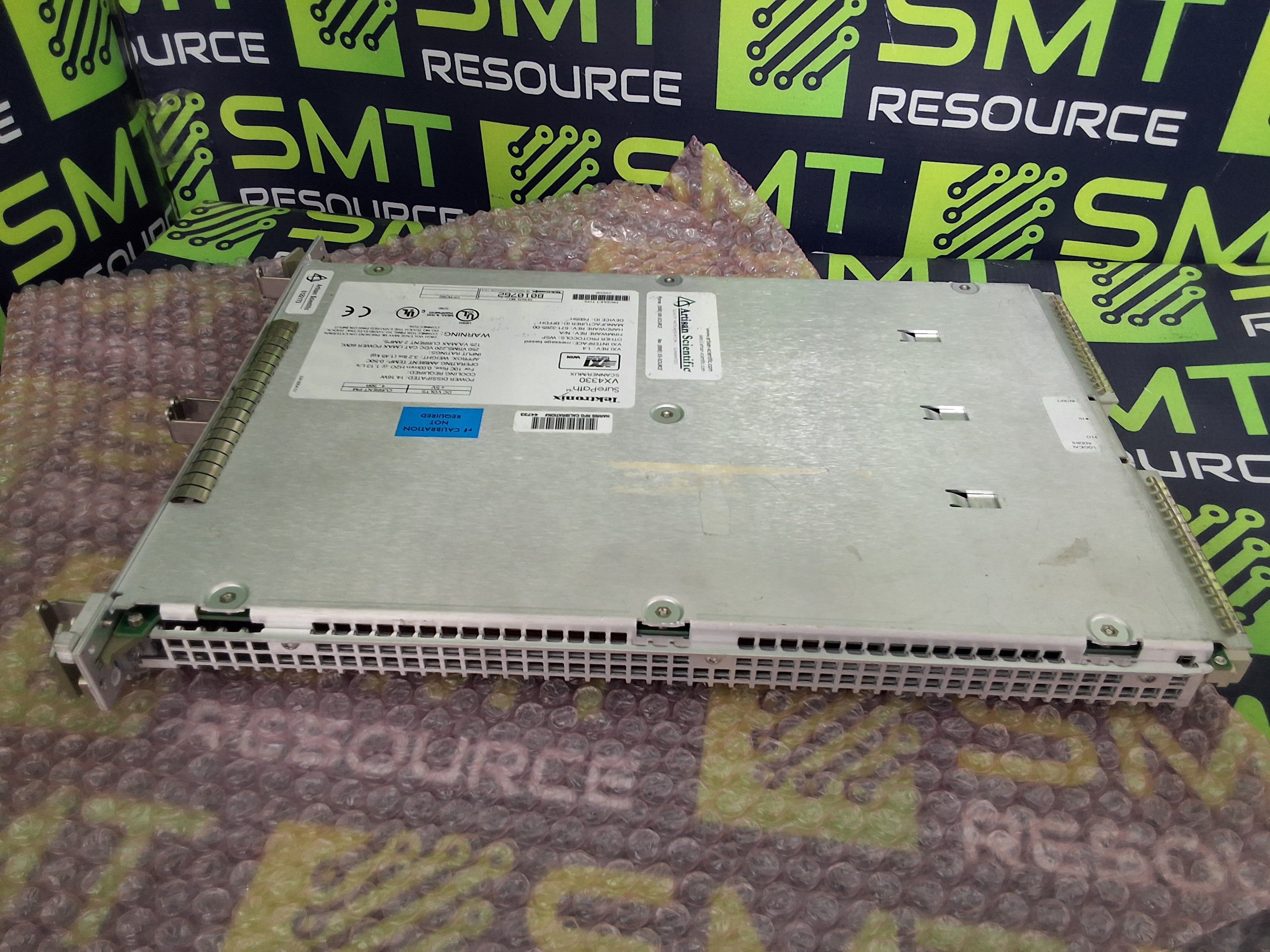 Used TEKTRONIX SUREPATH VX4330 HIGH-DENSITY 120-CHANNEL RELAY MULTIPLEXER & SCANNER MODULE