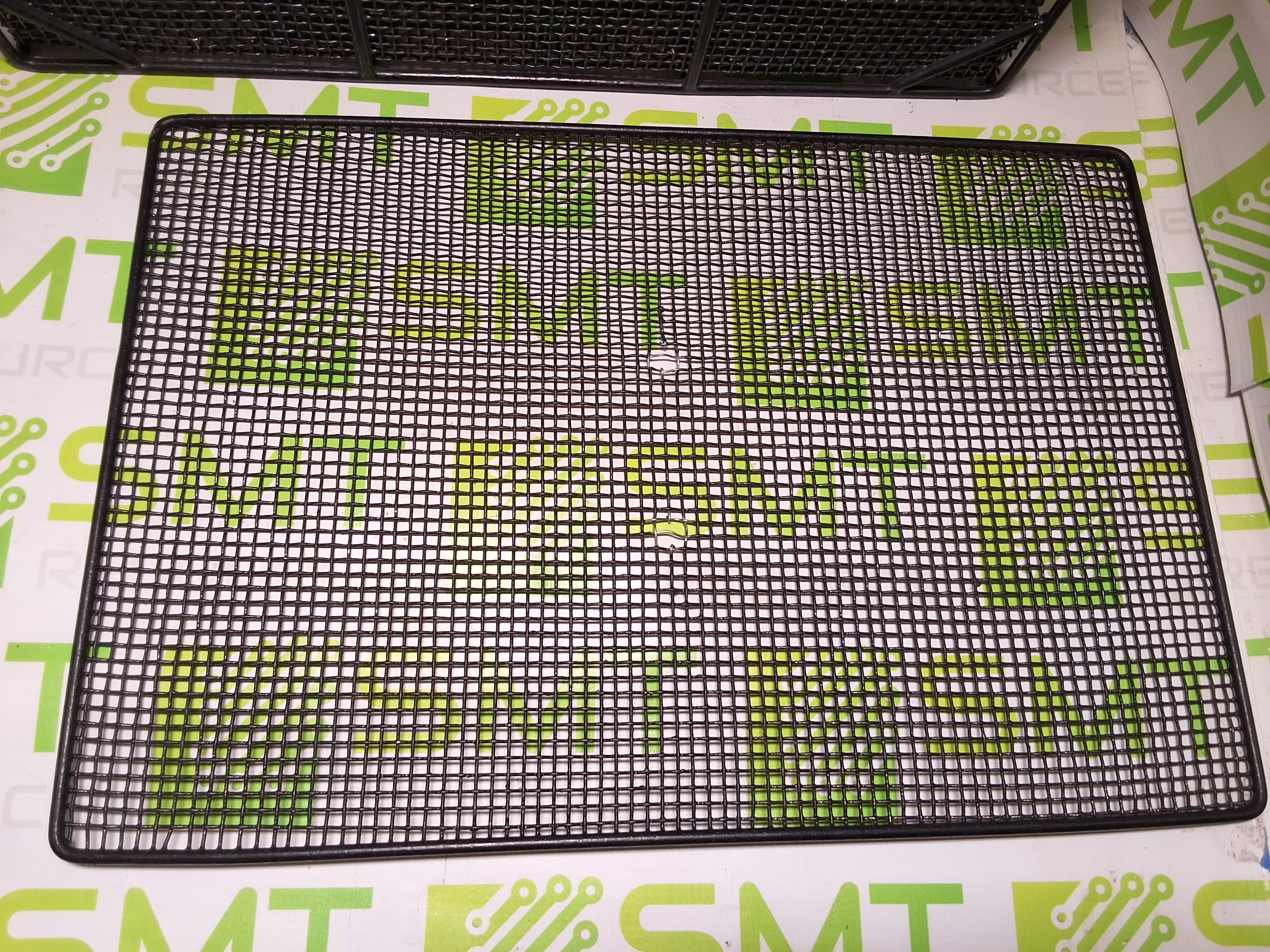 Used WIRE MESH PCB INLINE WASH BASKET - LOT OF 4