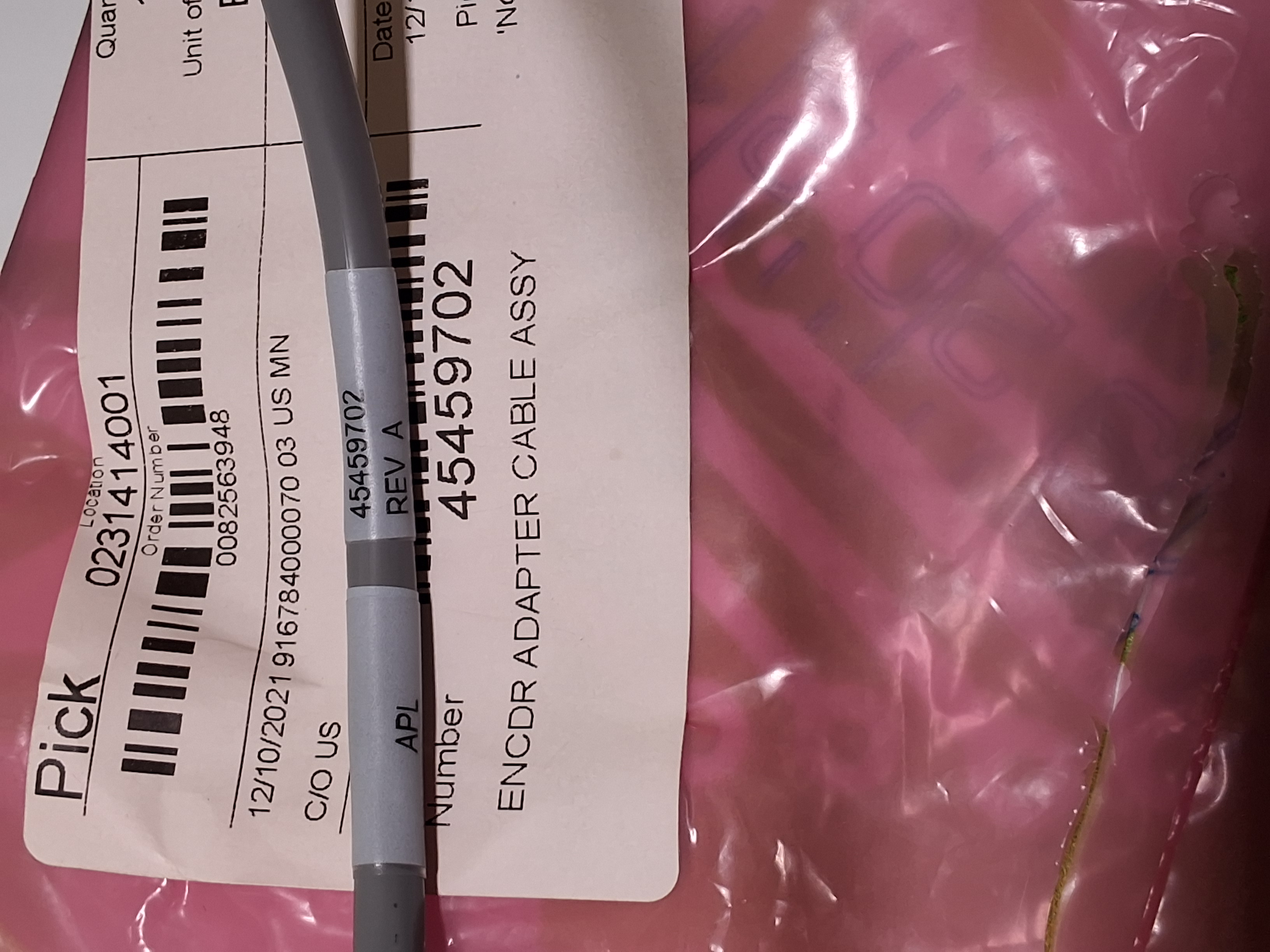 NEW UNIVERSAL INSTRUMENTS 45459702 ENCODER ADAPTER CABLE ASSEMBLY