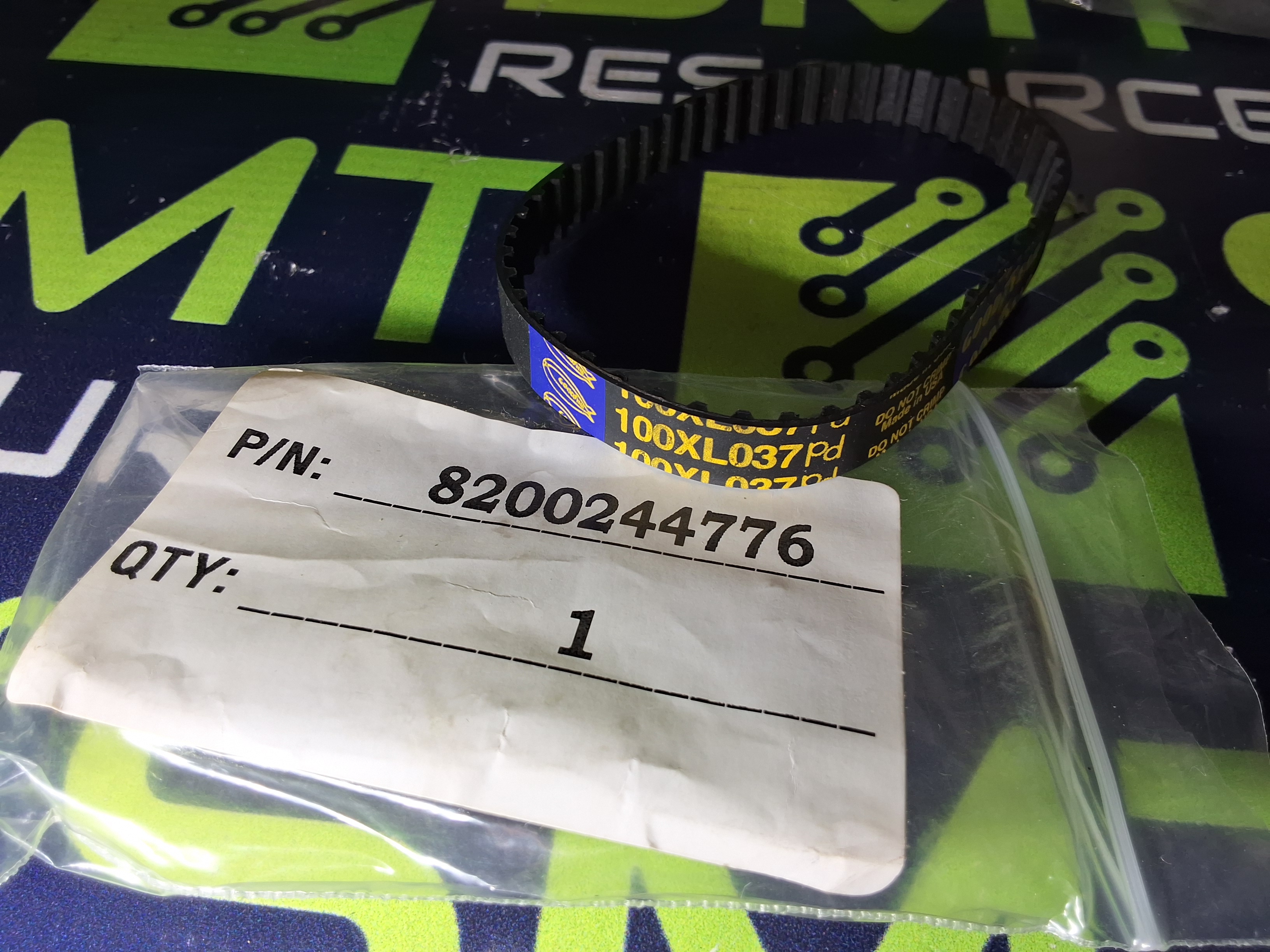 GOODYEAR 100XL037 TIMING BELT - LOT OF 2 - BRAND NEW