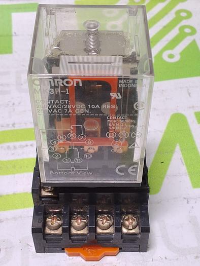 Used OMRON MK3P-I GENERAL PURPOSE RELAY 10A 250VAC