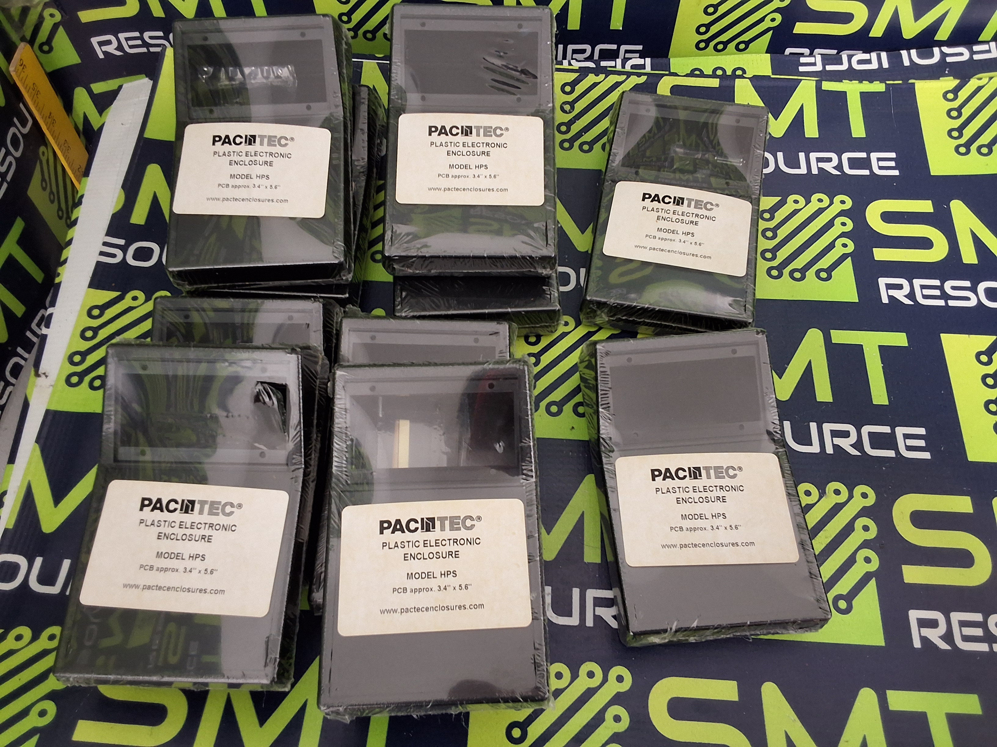 PACTEC MODEL HPS PLASTIC ELECTRONIC ENCLOSURE - LOT OF 2 - BRAND NEW