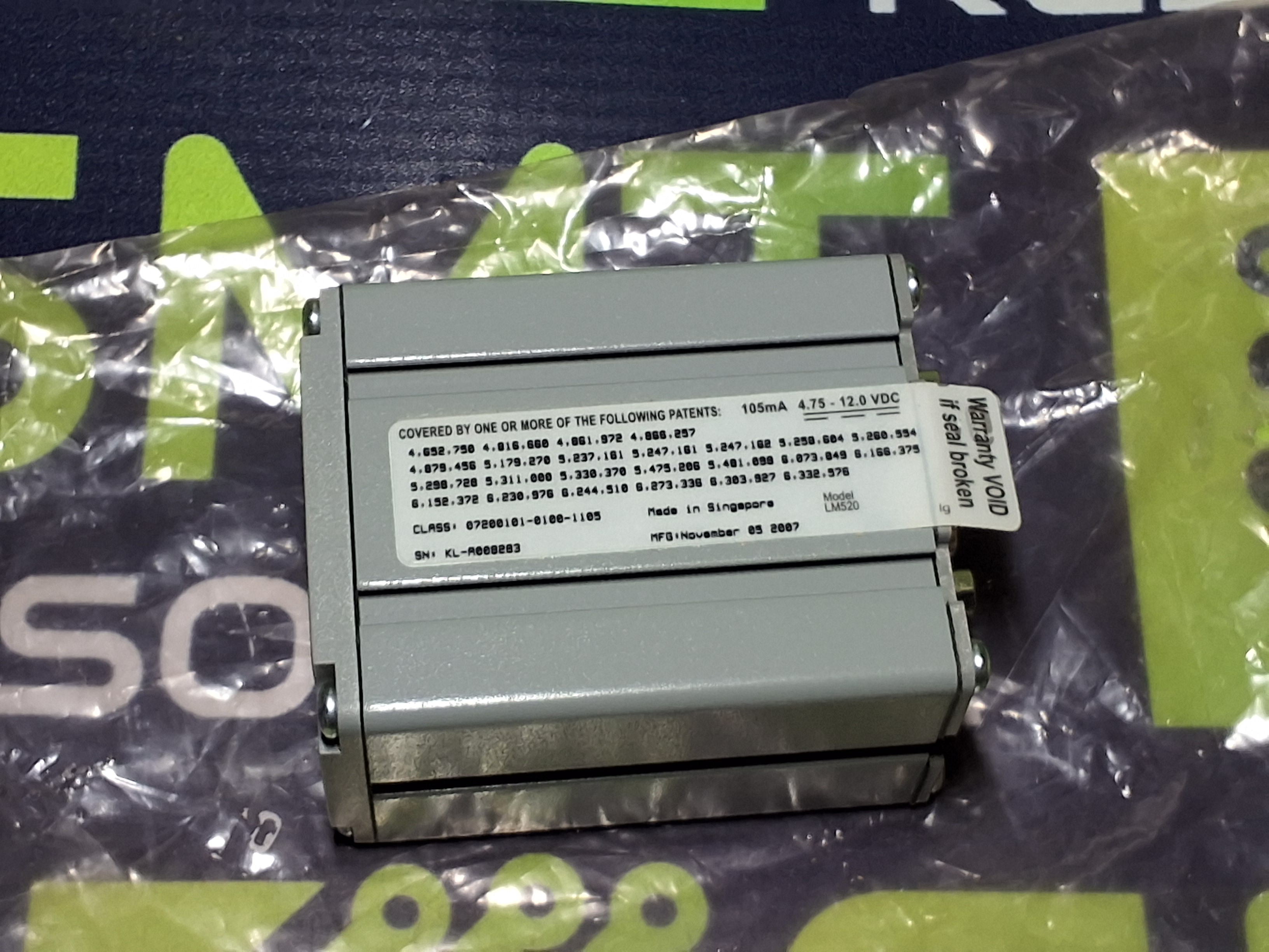 PSC LM520 LASER BARCODE SCANNER - BRAND NEW