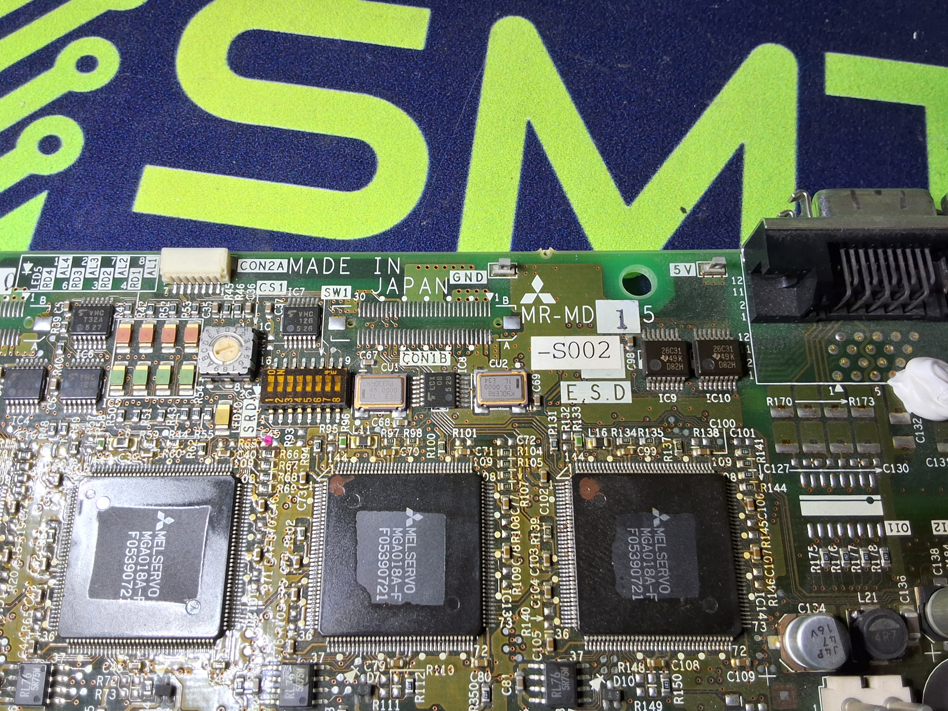 Used MITSUBISHI JUKI BC386A491G52A MR-MD15 CONTROL BOARD BC386A491H02