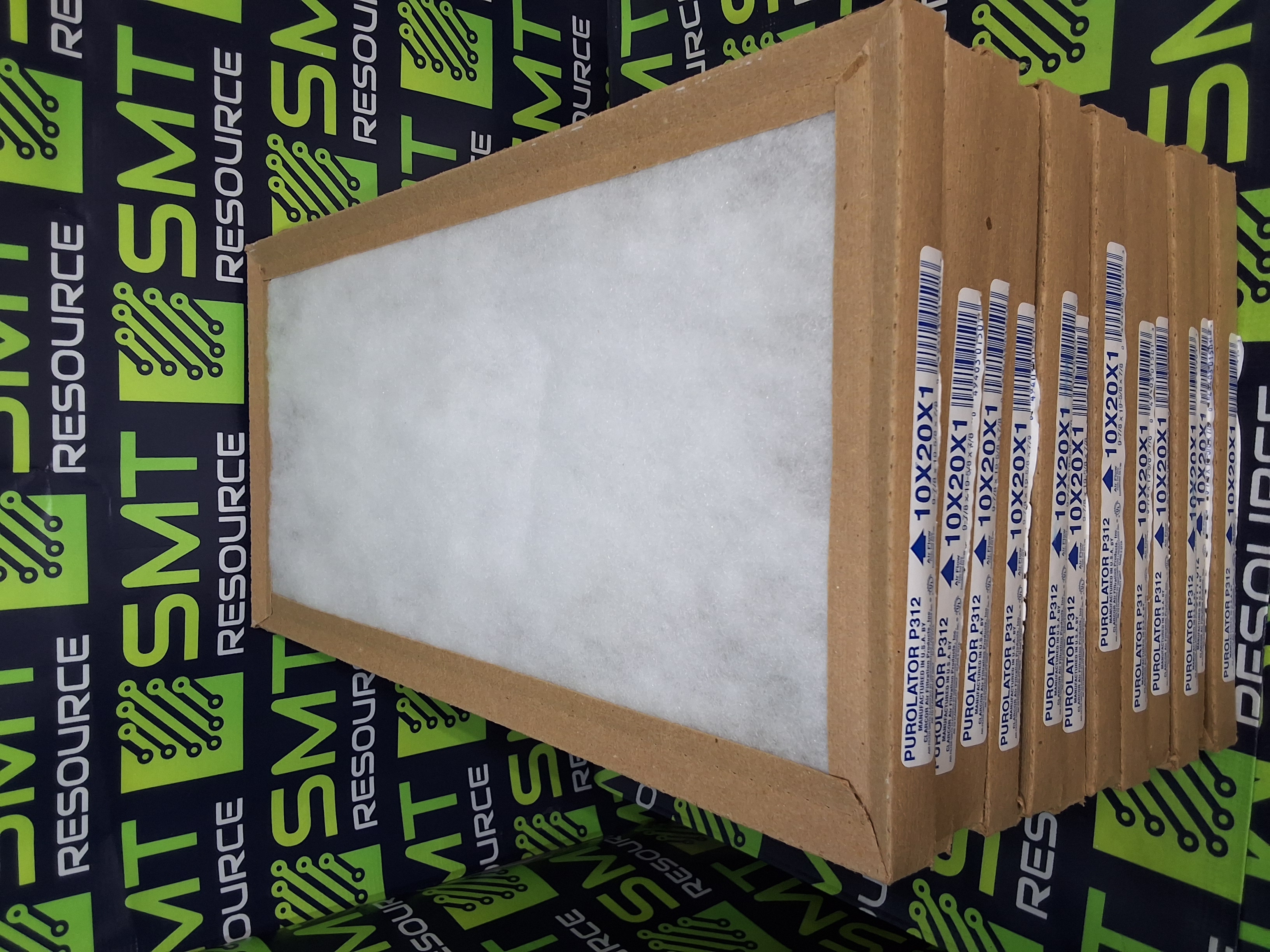 CLARCOR PUROLATOR P312 AIR FILTER 10x20x1 - LOT OF 12 - BRAND NEW