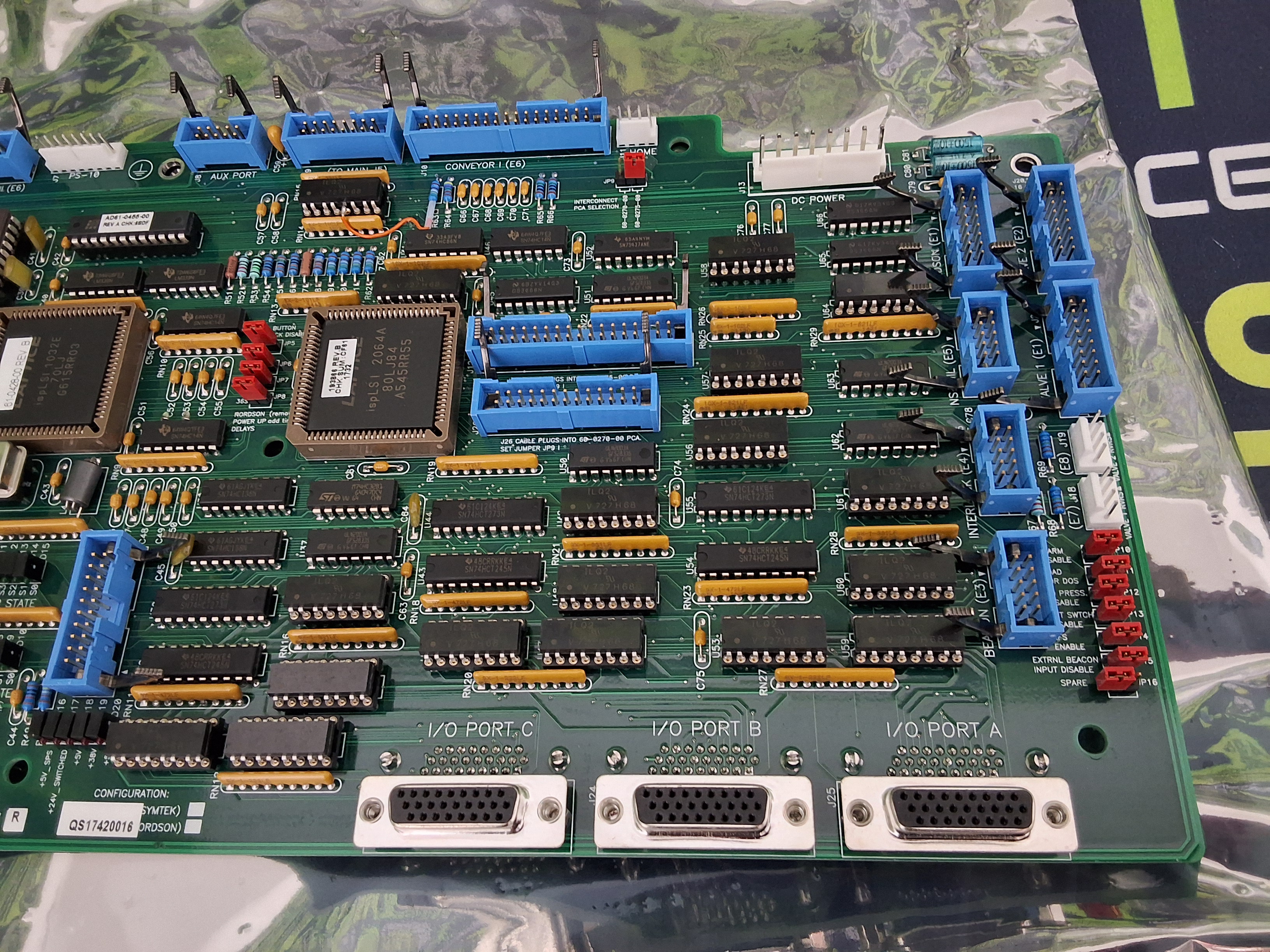 Used NORDSON / ASYMTEK 60-0255-00 / 05-0255-00 COATER I/O CIRCUIT BOARD - BRAND NEW