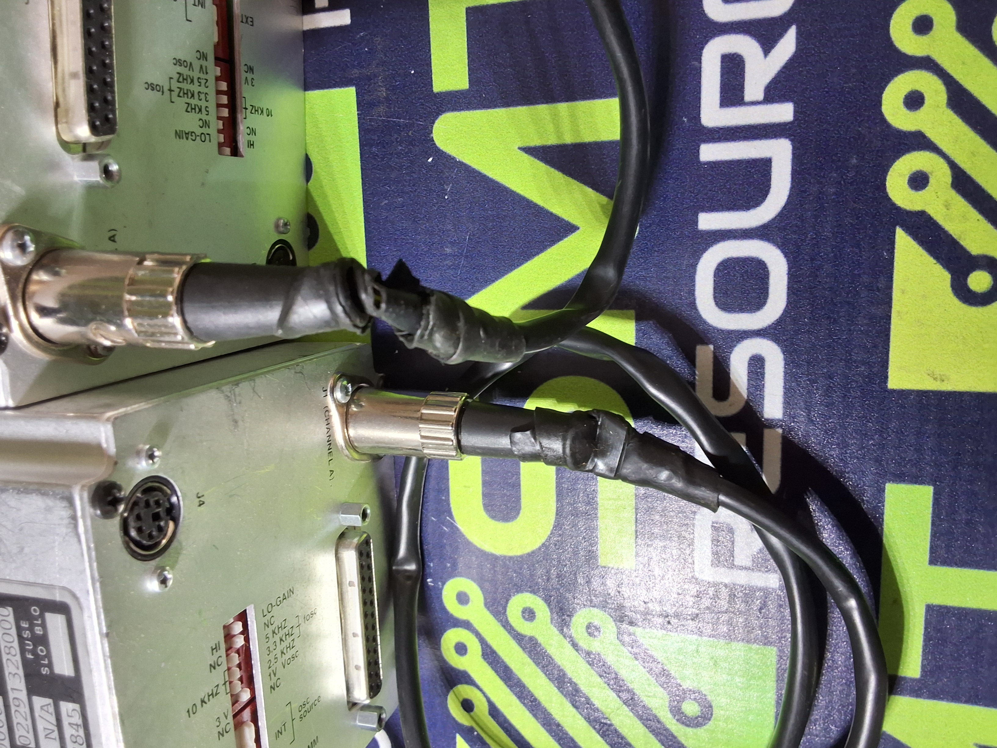 Used LUCAS SCHAEVITZ MP-1000 LVDT READOUT / CONTROLLER MODULE WITH FTA-G-5000 TRANSDUCER