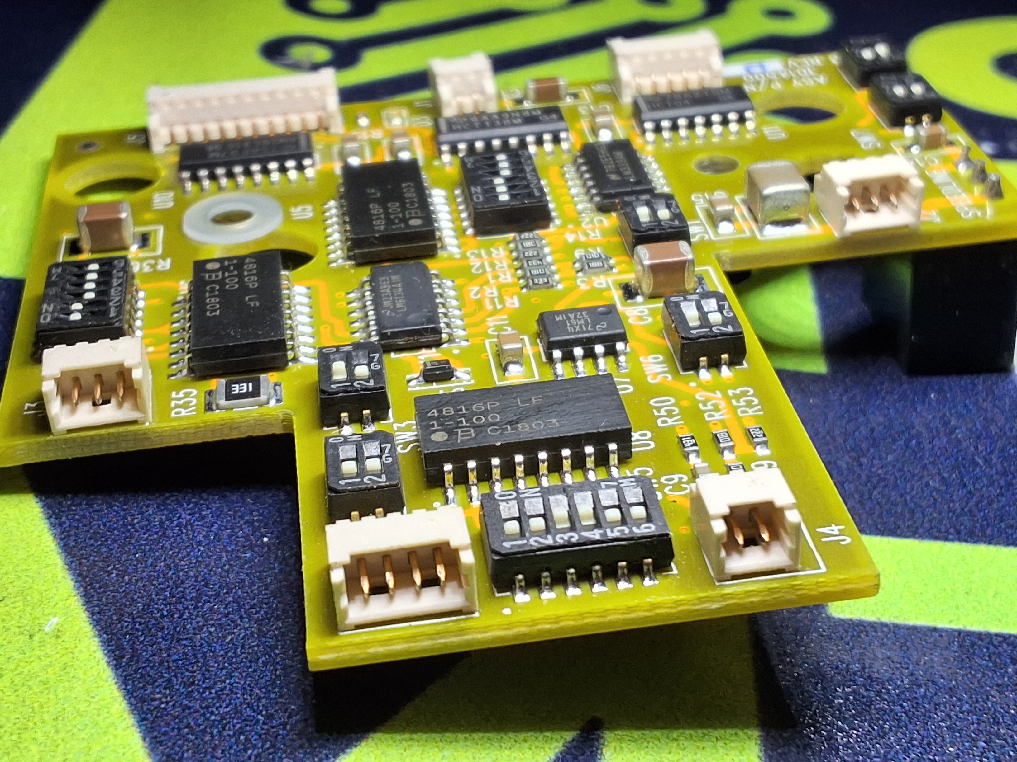Used SPEEDLINE TECHNOLOGIES 1014500 CAMERA CONTROL PANEL CIRCUIT BOARD