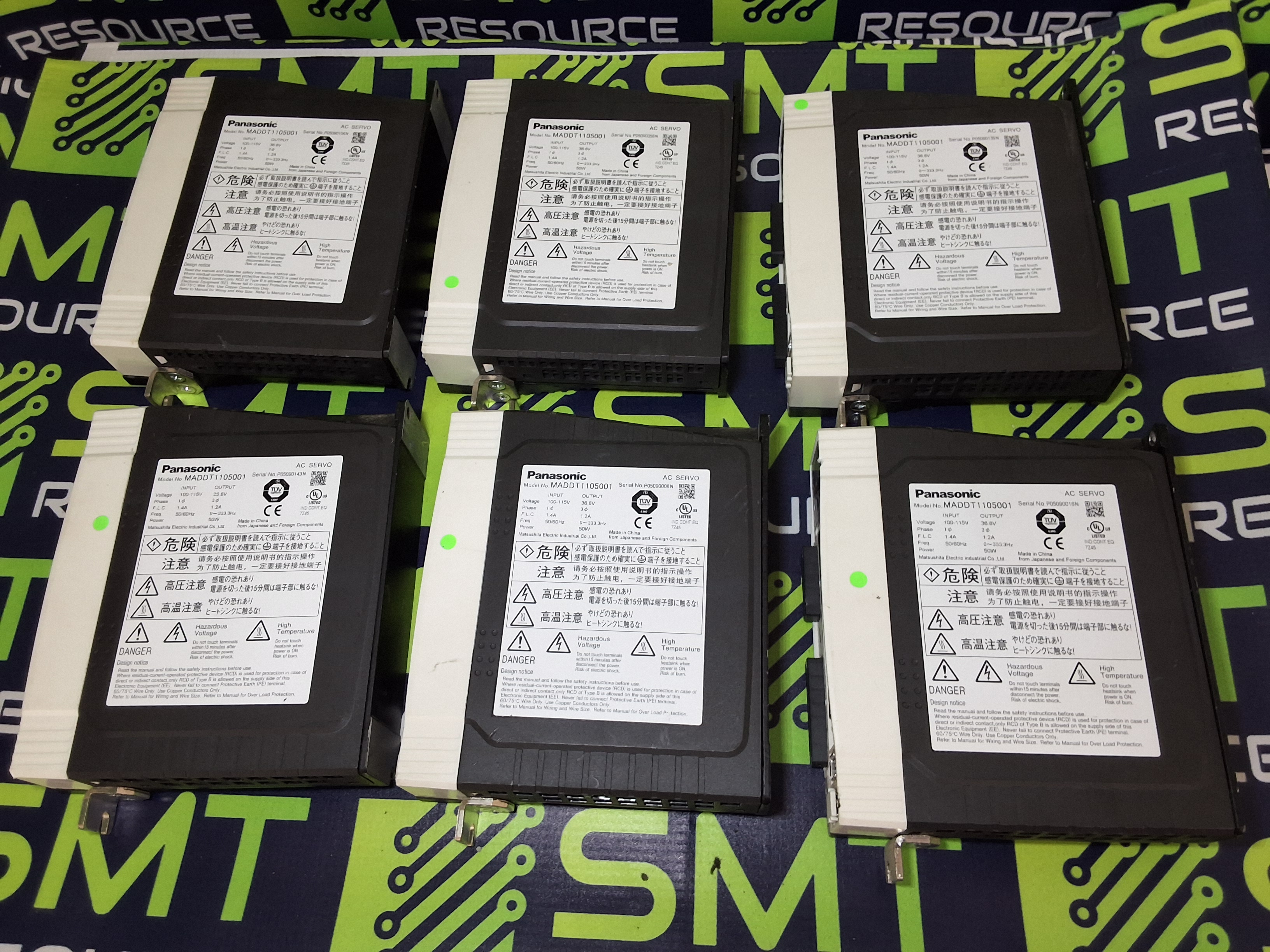 Used PANASONIC MADDT1105001 AC SERVO DRIVE