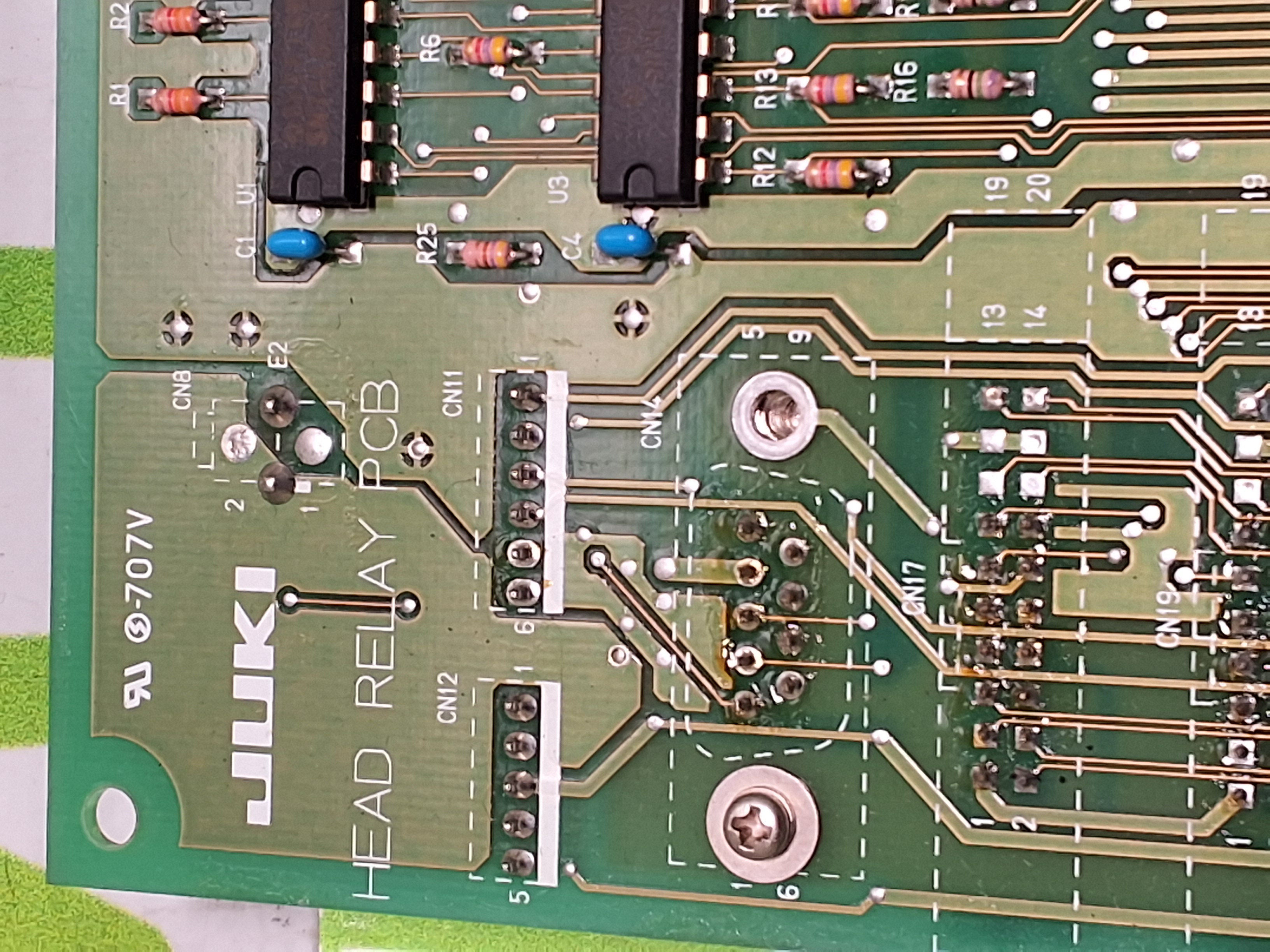 Used JUKI E8612729 E8612729BAO HEAD RELAY PCB