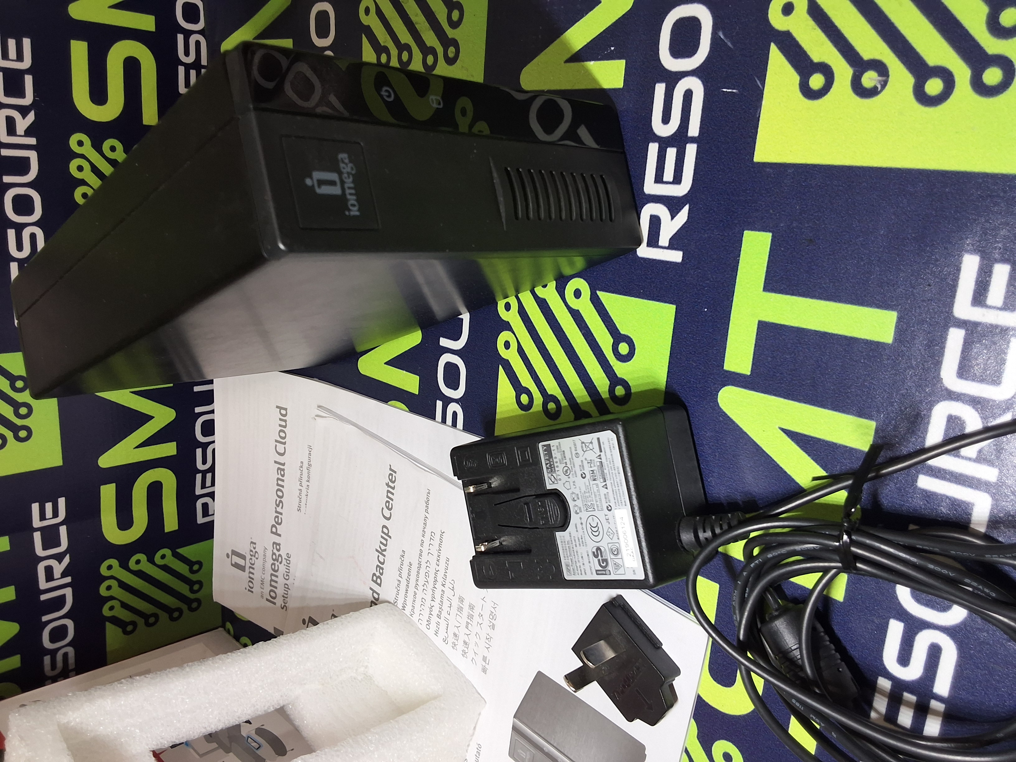 IOMEGA 1TB EZ MEDIA & DATA BACKUP CENTER 1000GB - NEW OPEN BOX