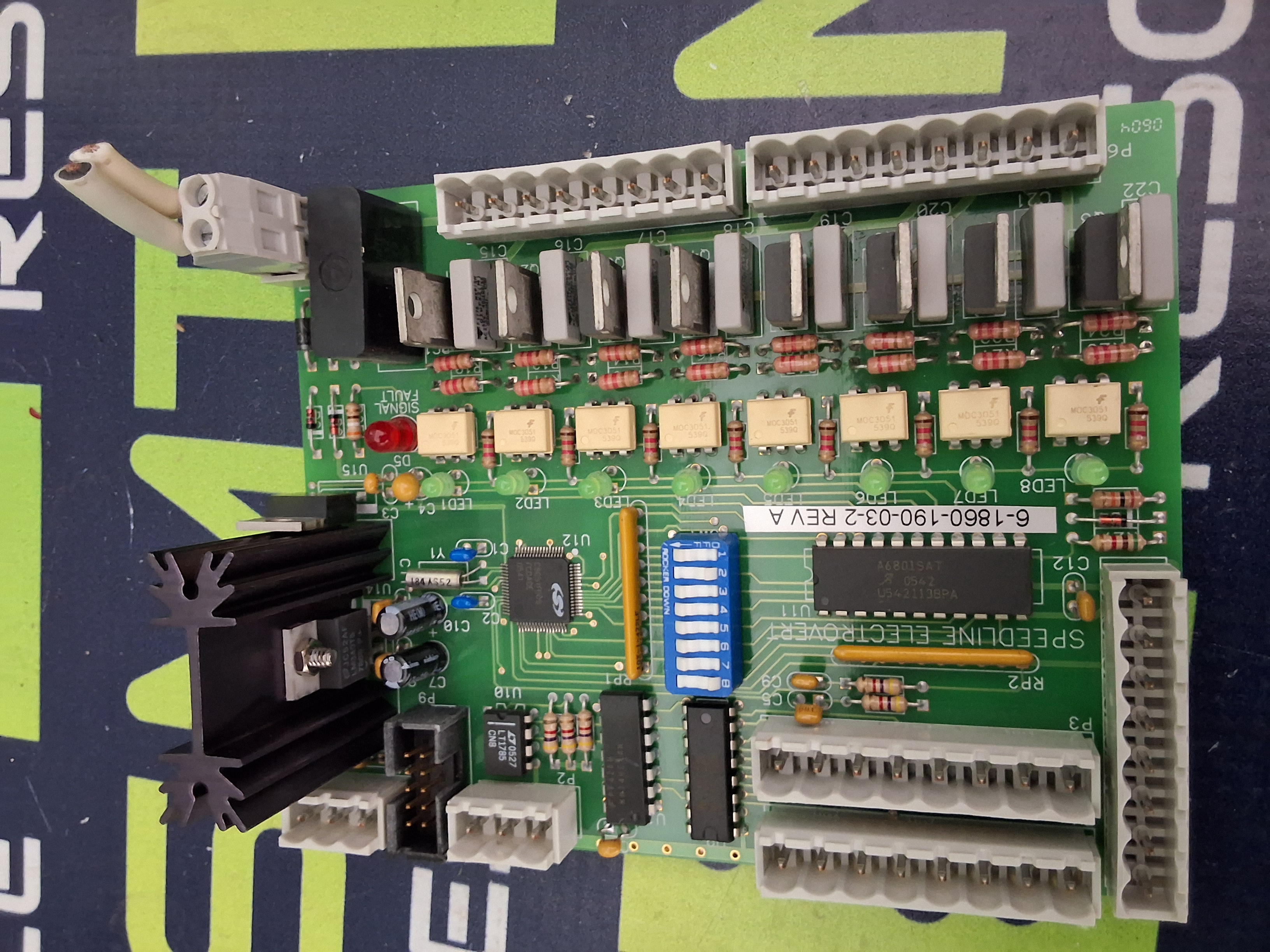 Used SPEEDLINE ELECTROVERT 6-1860-190-03-2 CONTROL BOARD