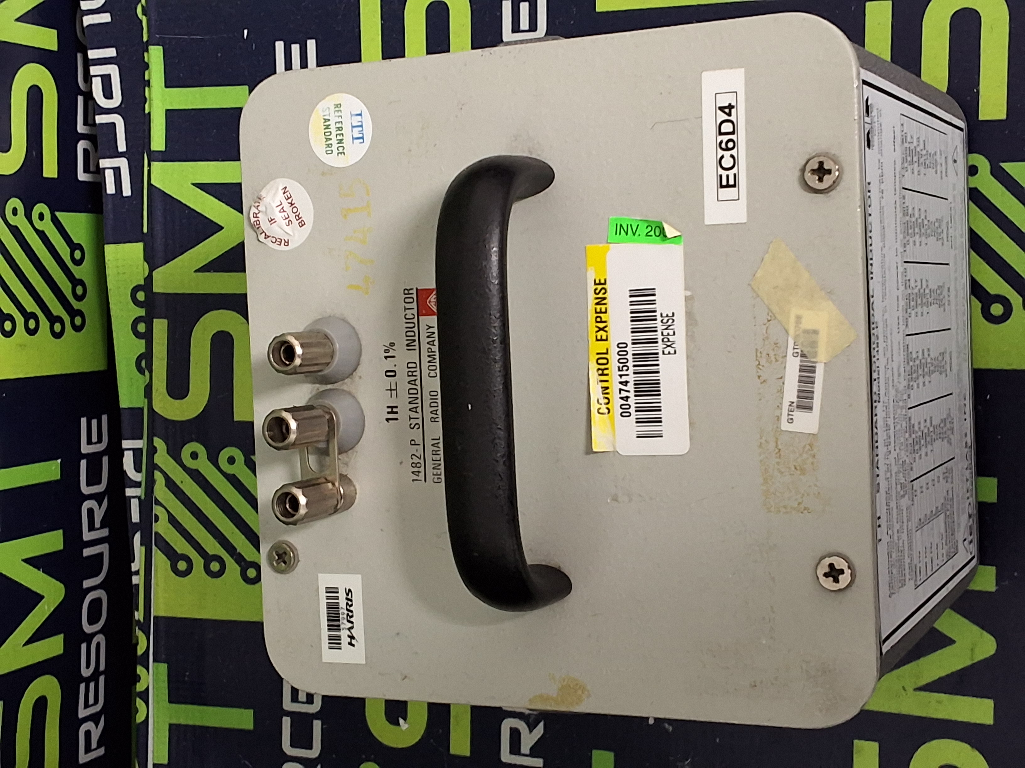 Used GENERAL RADIO COMPANY GenRad IET LABS 1482-R STANDARD INDUCTOR 5H ±0.1%