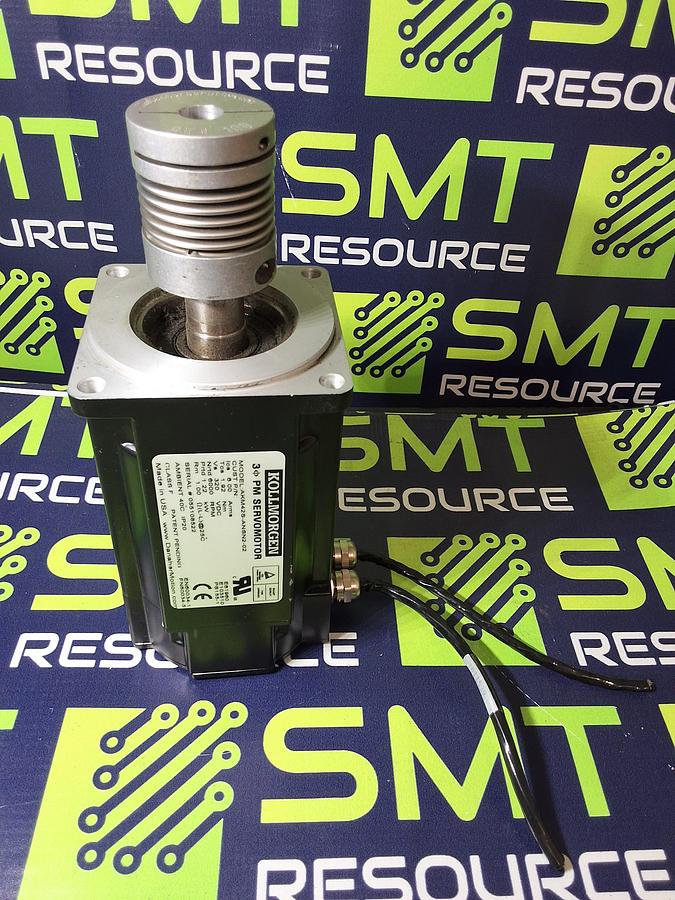 Used DANAHER KOLLMORGEN AKM42S-ANSN2-02 3Ø PM SERVO MOTOR 3 PHASE 320VDC 6000RPM